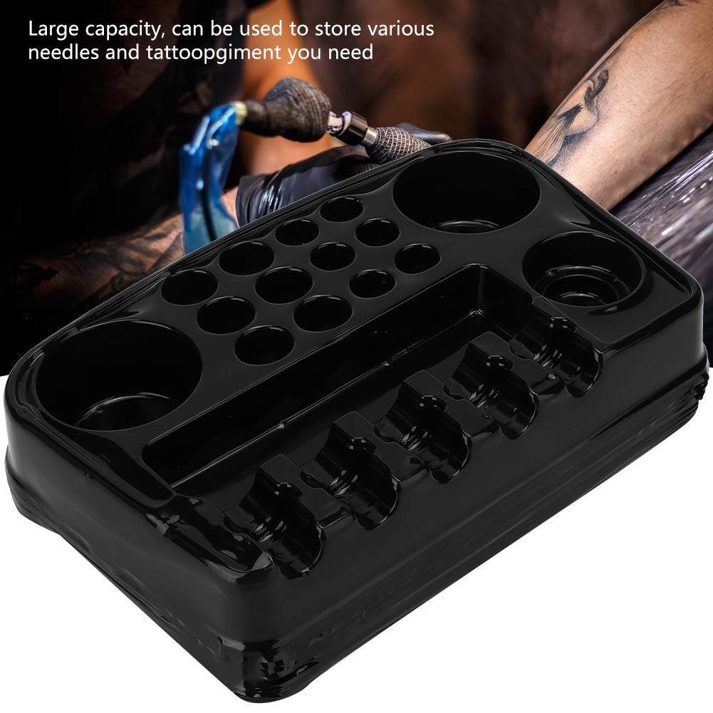 12pcs Disposable Pigment Ink Cup Holder - Body Art Tattoo Accessory Ink Stand for Professional Artists | Perfect for Tattoo Studios, Body Painting & Permanent Makeup
