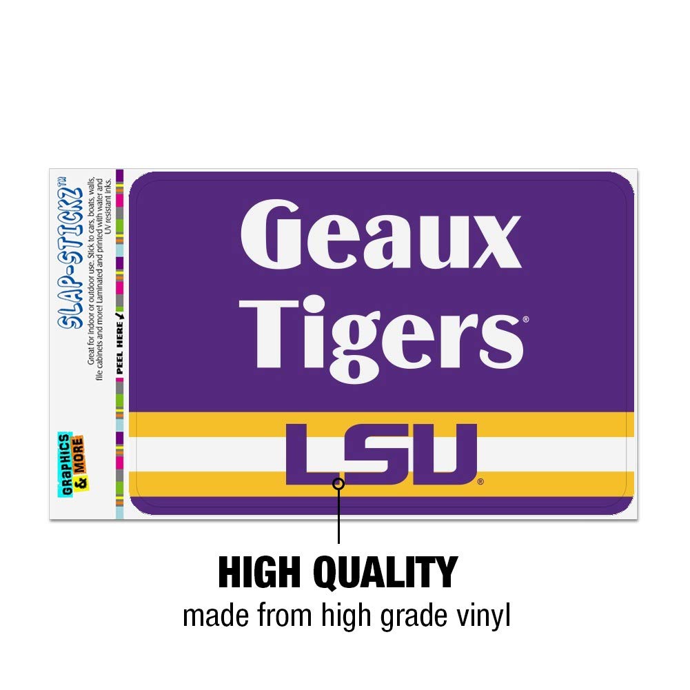 LSU Geaux Tigers Home & Office Decor Sign - Perfect for LSU Fans, Game Rooms, and Louisiana State University Themed Spaces