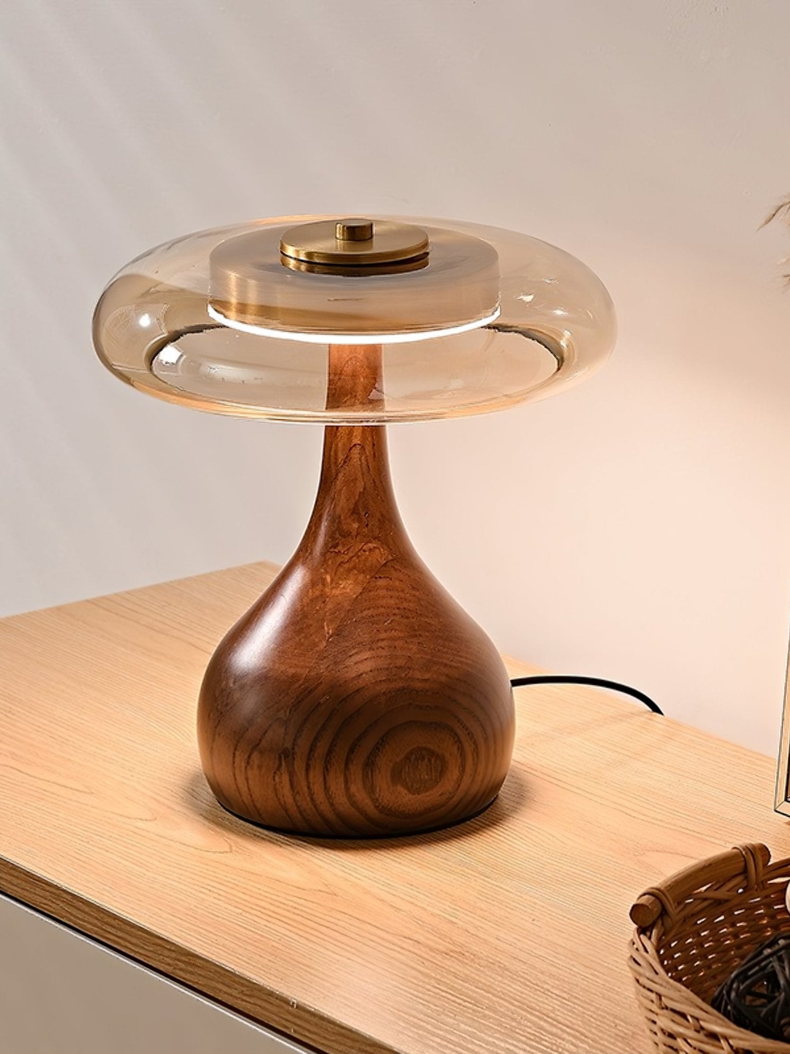 Modern Sienna Table Lamp - Adjustable Brightness LED Desk Light for Bedroom, Living Room & Office - Perfect for Reading, Working & Relaxing