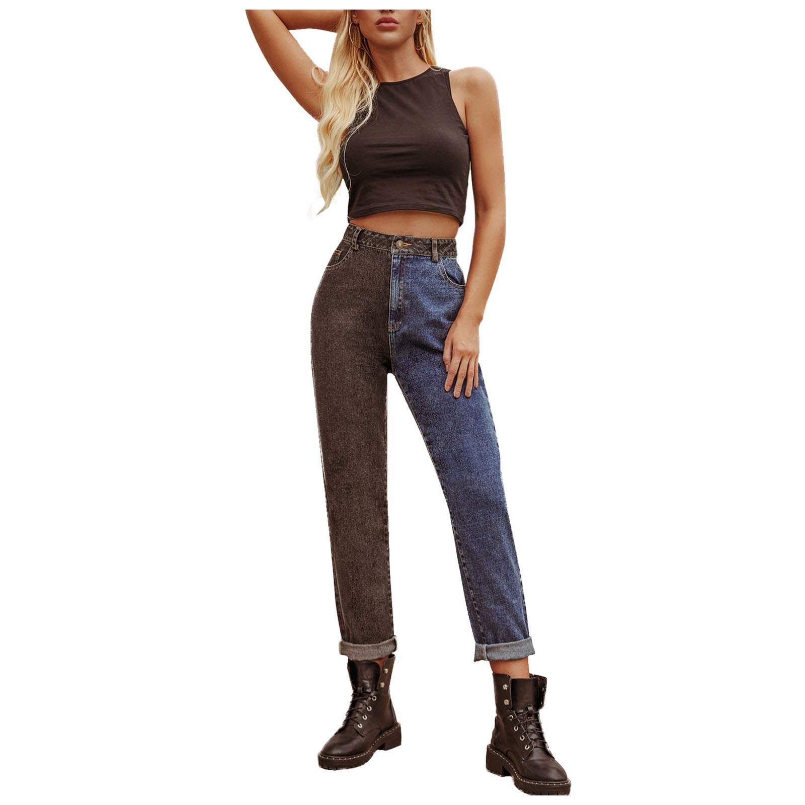 Vintage High Waisted Women's Jeans for Winter & Fall - Casual Style