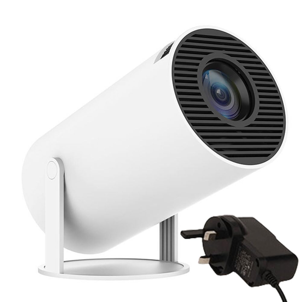 Dasfie Portable Projector - 1080P HD Wireless Mini Projector for iPhone Android Smartphone, Home Theater Movie Night in Living Room Bedroom | Ideal for Indoor Outdoor Camping Travel Entertainment