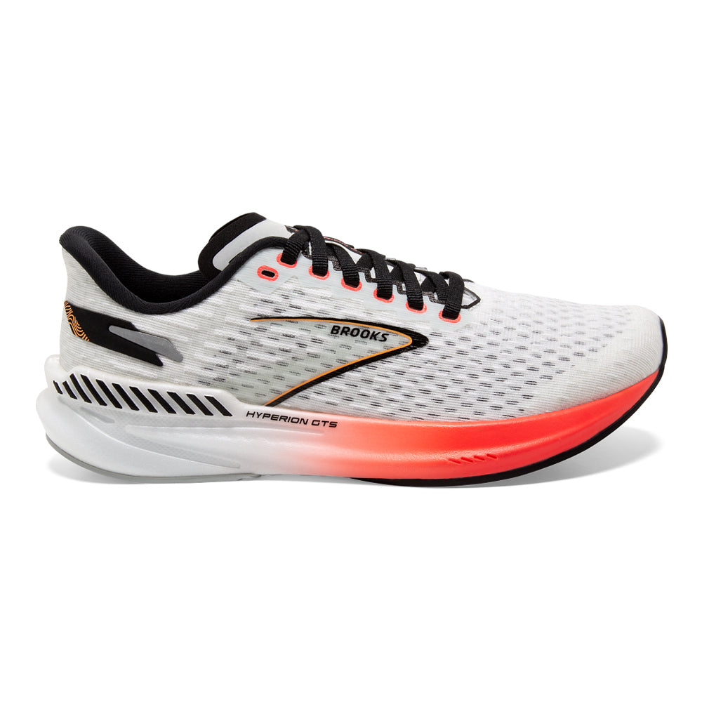 Men's Brooks Hyperion GTS Running Shoes - Blue/Fiery Coral/Orange - Size 13 D Medium - Lightweight Stability Sneakers for Road Running & Marathon Training