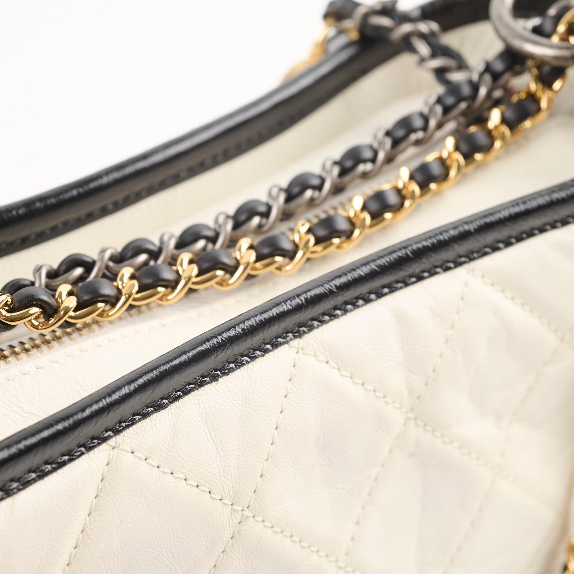 Chanel Small Gabrielle Bag Black & White - Luxury Crossbody Handbag for Women, Perfect for Date Night & Evening Events