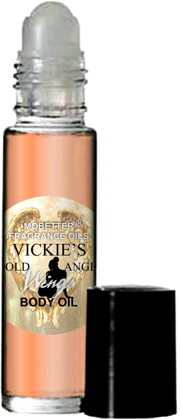 MOBETTER FRAGRANCE OILS - Vickie's Gold Angel Wings Perfume Body Oil for Women | Long-Lasting Floral Scent | Perfect for Date Night, Special Occasions & Daily Wear