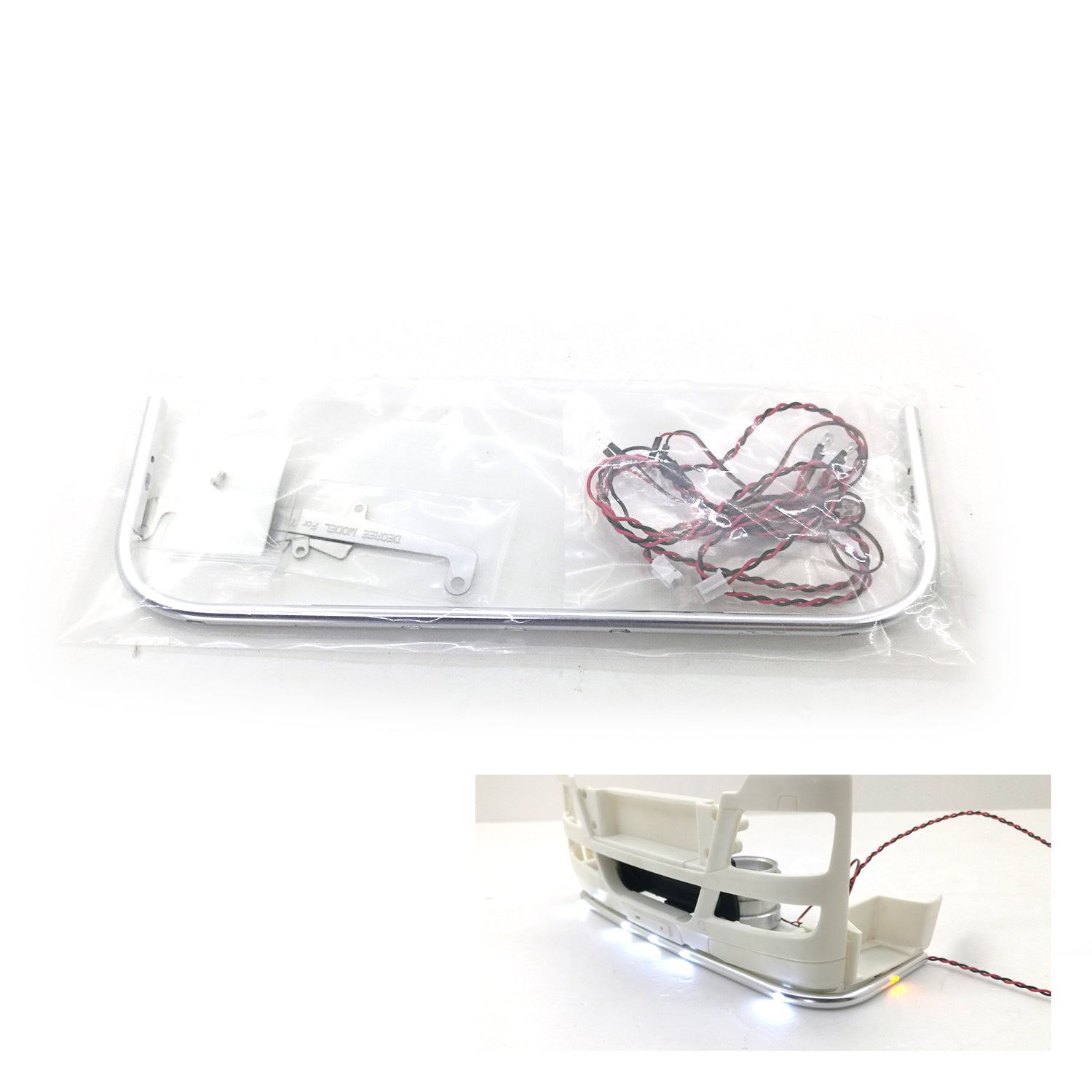 Universal LED Light Scale Truck Lamp Spare Parts for Tamiya 1/14 TGX540 RC Tractor Truck - Perfect for RC Car Hobbies, Night Racing & Model Truck Customization