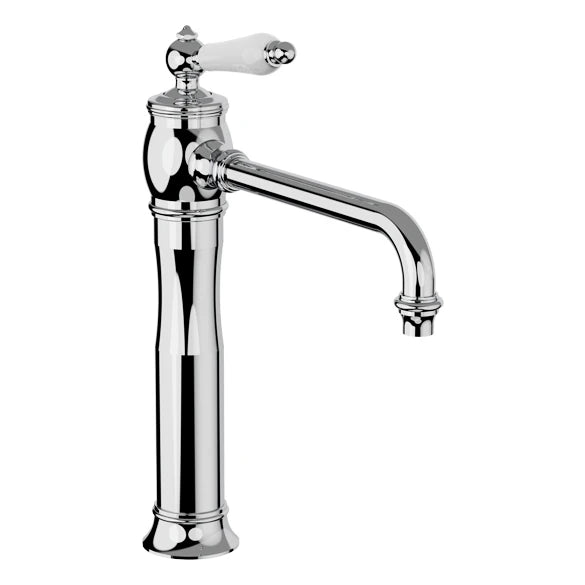 Horus Eloise Single Handle Kitchen Faucet - Modern Chrome Finish, High Arc Spout for Easy Washing, Perfect for Home, Restaurant, and Office Use