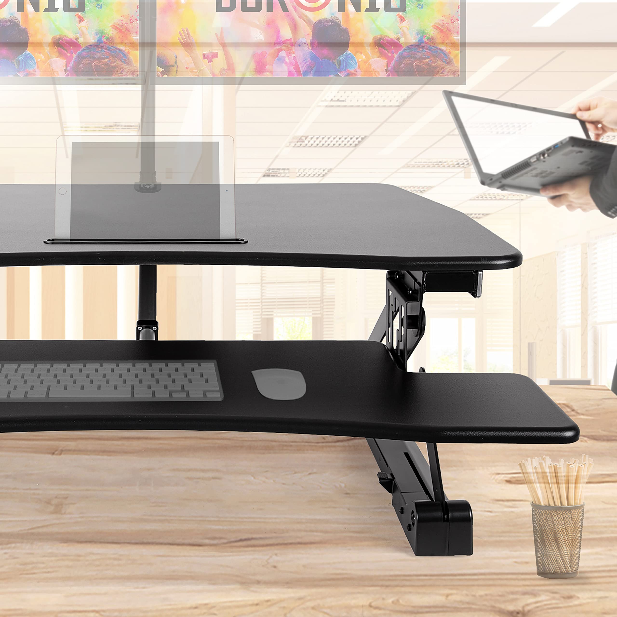 Duronic DM05D8 Electric Height Adjustable Standing Desk - 35.4
