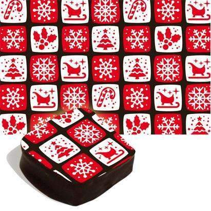 Christmas Mosaic Transfer Sheets for DIY Crafts - Holiday Baking & Cookie Decorating Supplies - Perfect for Christmas Cookies, Cupcakes, and Gingerbread Houses