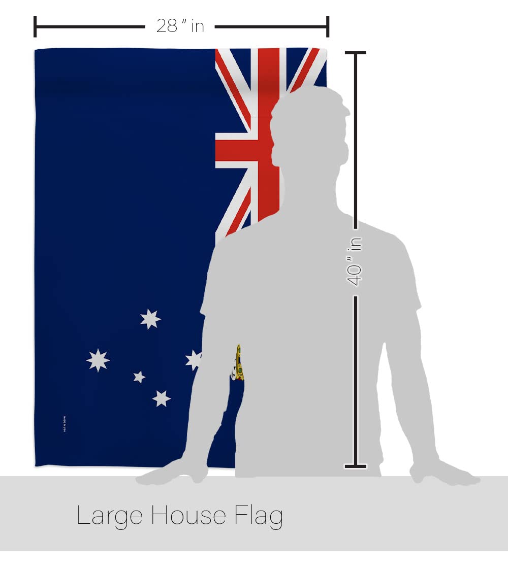 Australia Victoria House Flag - Double-Sided Decorative Banner for Garden, Yard & Home - Made in USA (28x40 Inches) - Perfect for Regional Pride, Outdoor Decor & Gifts