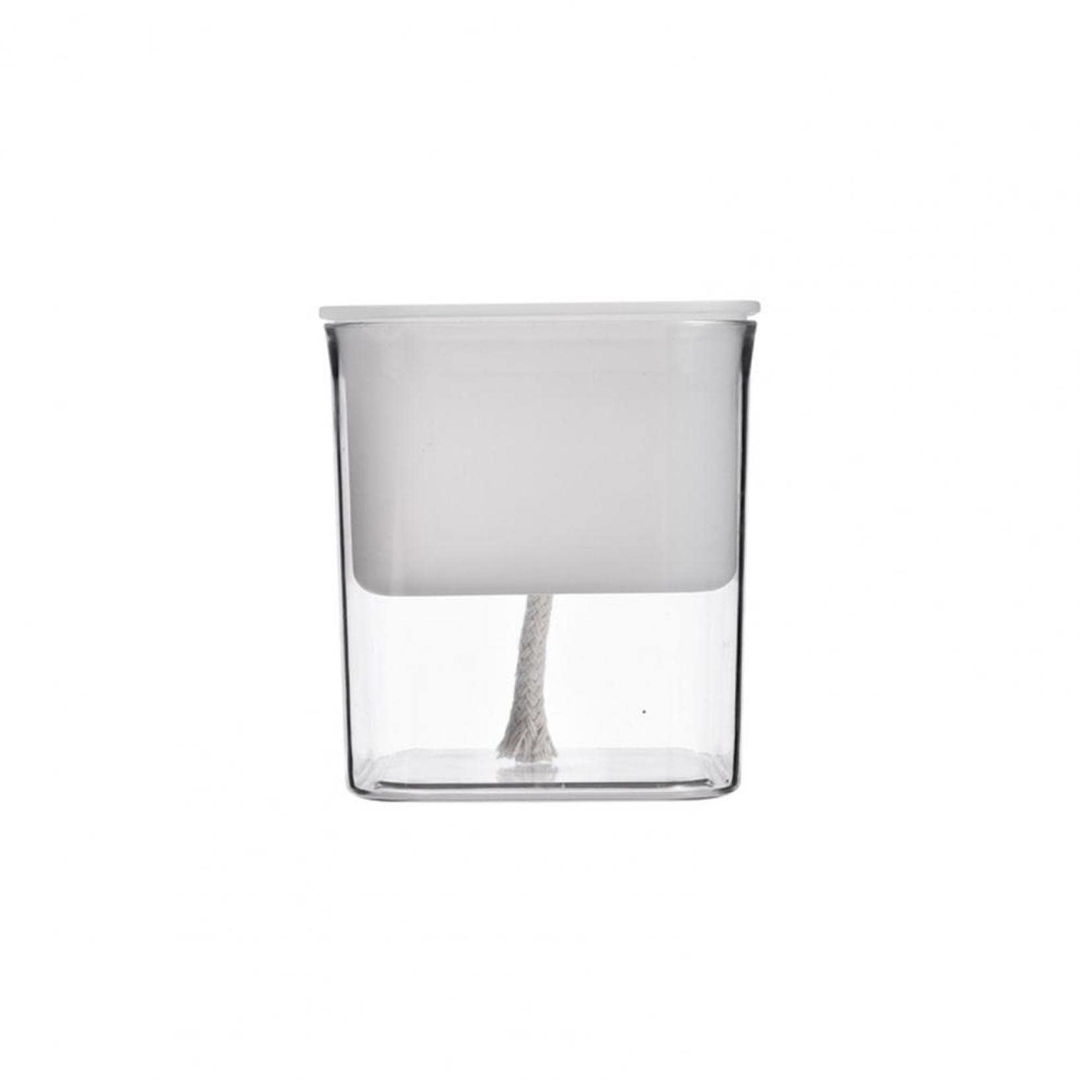 Transparent Self-Watering Square Planter - Modern Flower Pot for Indoor Plants, Succulents & Herbs | Perfect for Home, Office, Balcony & Desk Decor | Auto Water Absorption System for Easy Plant Care