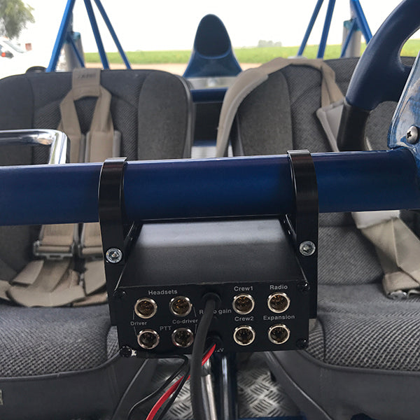 Universal Billet Roll Bar Mount for CB Radio & Intercom - Heavy Duty Off-Road & Marine Communication Accessory