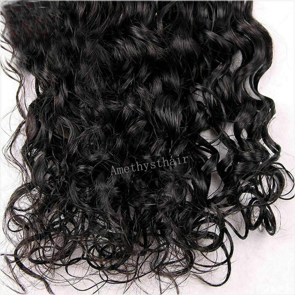 Brazilian Virgin Human Hair Bundles 100g (20 Inch, Natural Color) - Water Wave Bulk Hair for Braiding, No Weft Micro Braids & Weaving | Perfect for Protective Styles, Box Braids, and Natural Hair Extensions