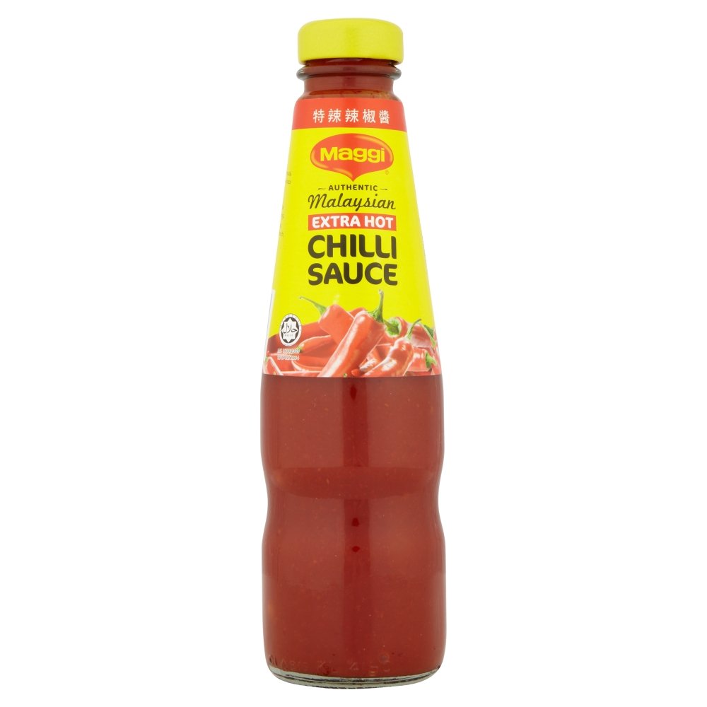 Maggi Chilli Sauce Extra Hot 320g (Pack of 6) - Spicy Chili Sauce for Cooking, Dipping & Asian Cuisine - Perfect for Noodles, Stir Fry & BBQ
