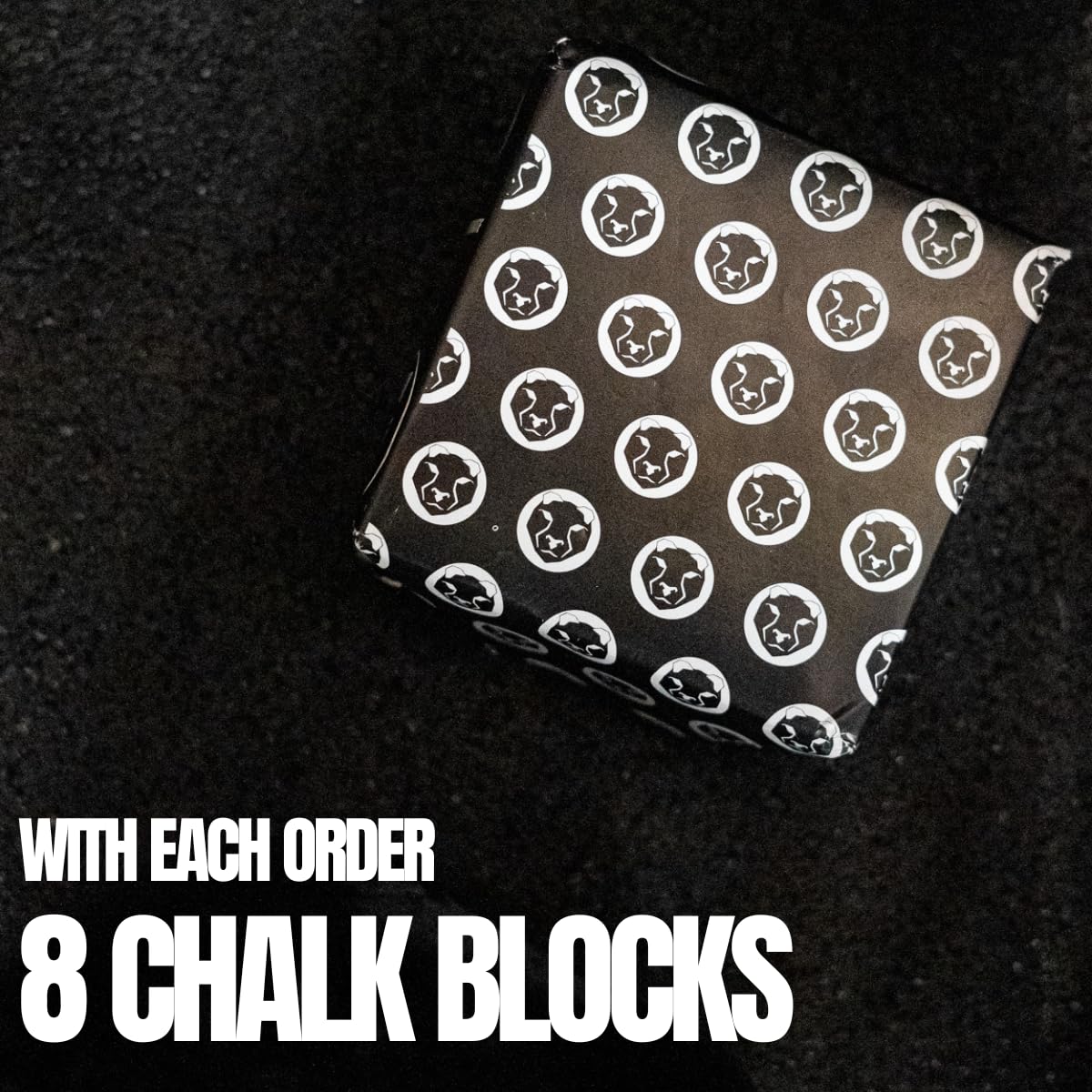Premium Gym Chalk for Cross Training, Weightlifting & Gymnastics - 2oz Non-Slip Chalk Blocks for Climbing, Bouldering & Strength Training - Sweat-Free Grip Enhancer (Pack of 1 or 8) - Ideal for Rock Climbing, Powerlifting & Home Workouts