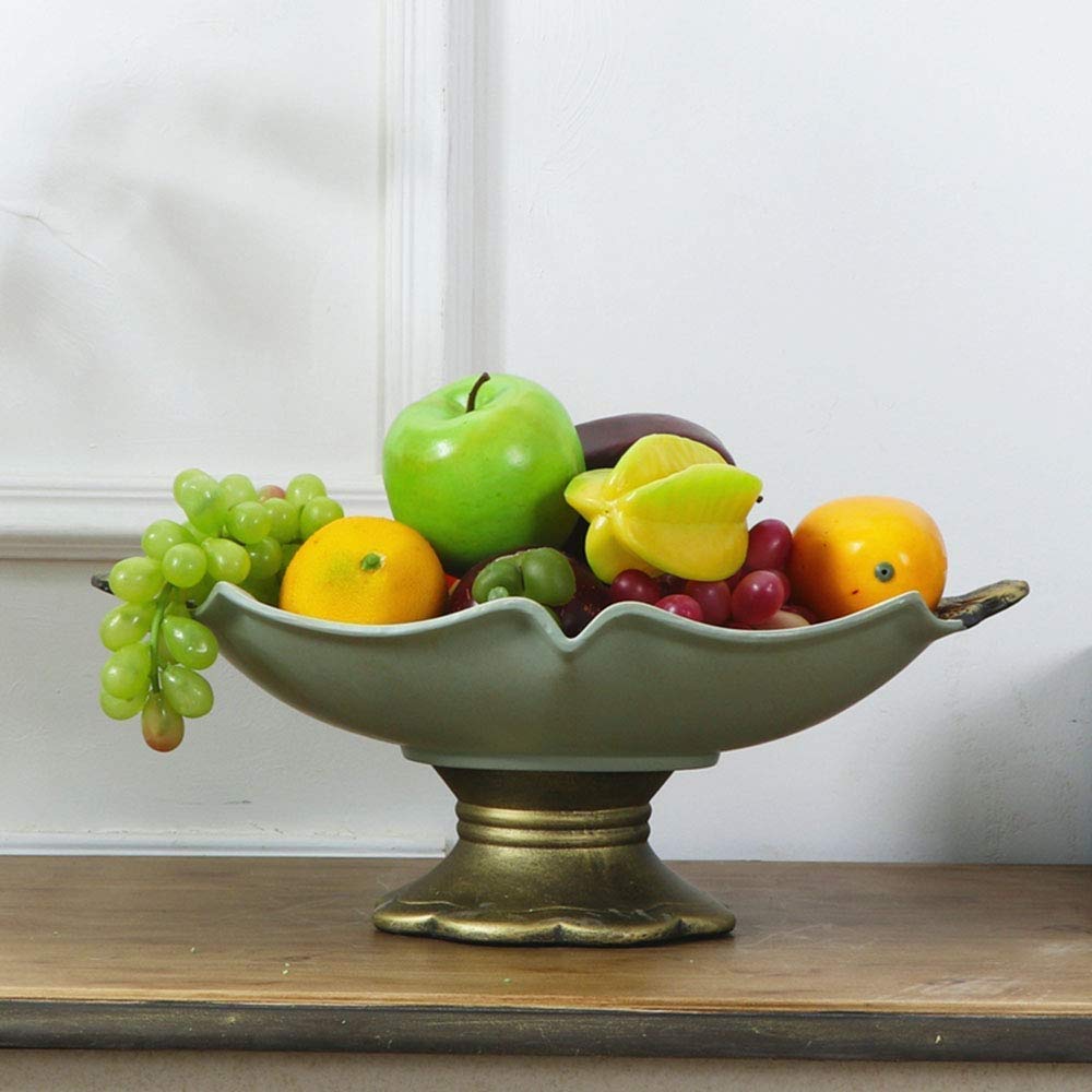Ceramic Serving Platter for Fruits, Cakes, Desserts, Cupcakes & Pastries - Elegant Party, Birthday & Wedding Tray for Stylish Entertaining