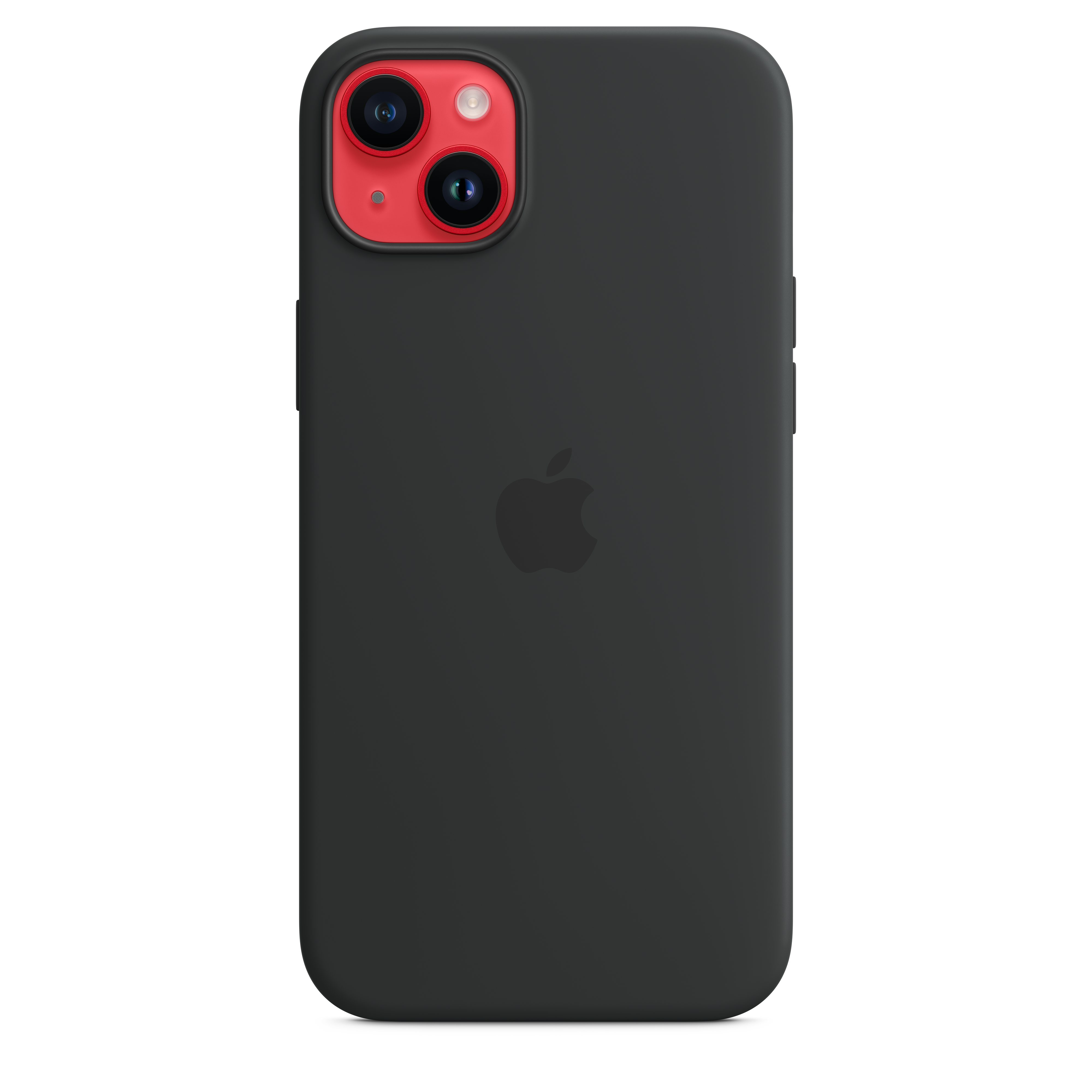 Magnetic Silicone Case for iPhone 14 Plus with MagSafe - Midnight Black | Slim Protective Cover for Everyday Use & Wireless Charging
