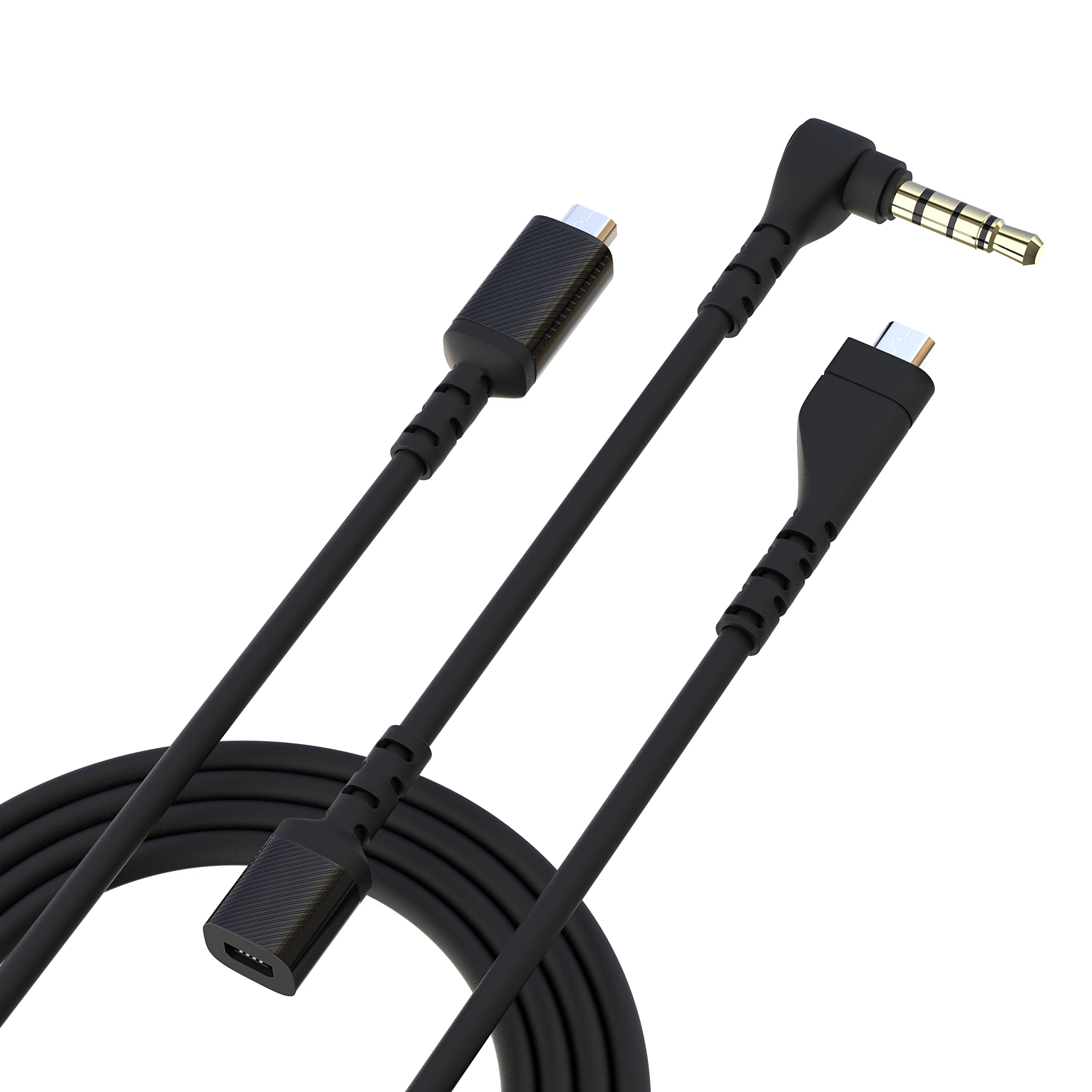 Replacement Audio Cable for SteelSeries Arctis 3/5/7/Pro Wireless/Pro Gaming Headset - Compatible with GameDac - Durable Detachable Headset Cord for PC, PS4, PS5, Xbox Gaming & Music Listening