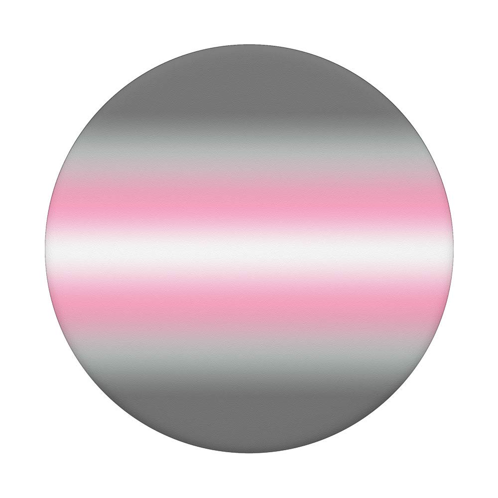 Demigirl Pride Flag PopSockets Phone Grip & Stand - Compatible with iPhone, Samsung, Tablets - Perfect for LGBTQ+ Support, Daily Use & Decor