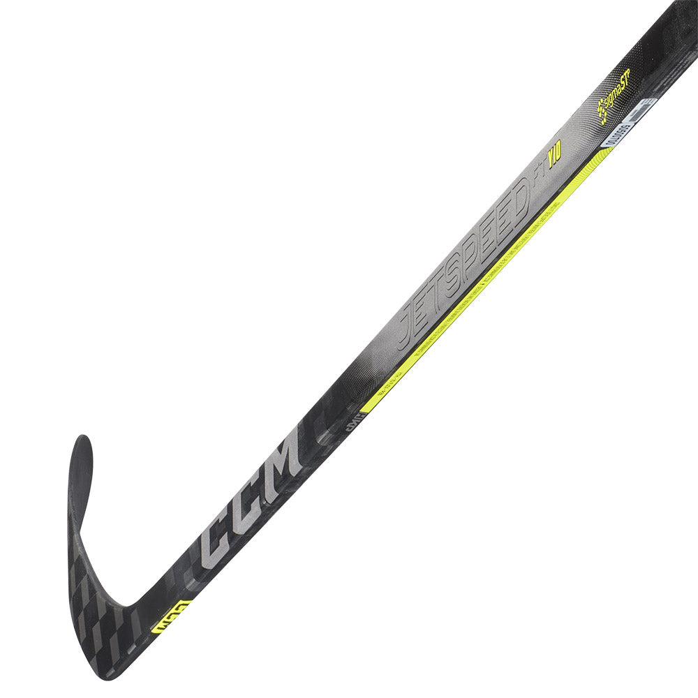 CCM Jetspeed Youth Performance Ice Hockey Stick - 10 Flex - Lightweight Carbon Composite Shaft for Speed & Control - Perfect for Youth Hockey Players in Training & Games