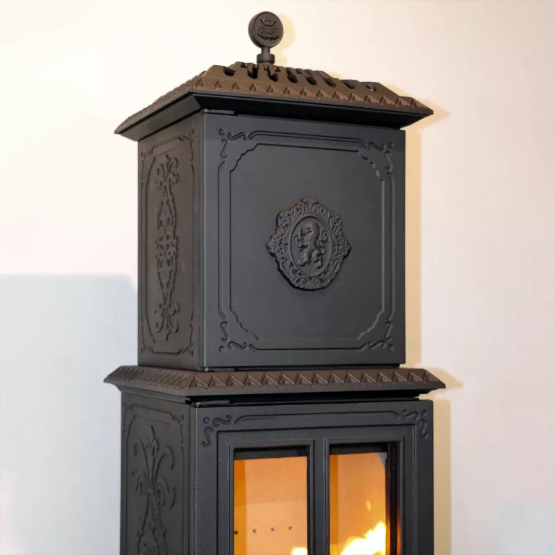 Westbo Victoria 240 Cast Iron Stove - Classic Wood Burning Fireplace for Cozy Home Heating & Cabin Decor