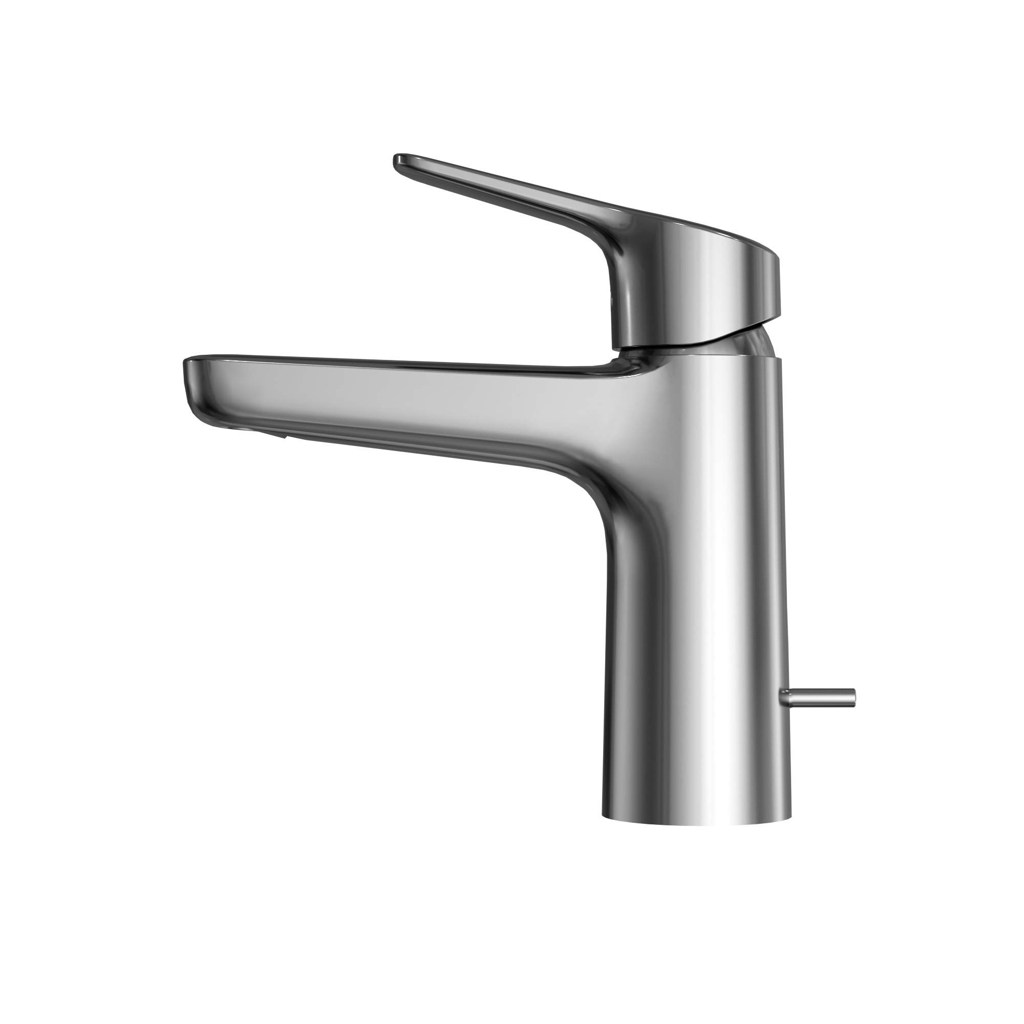 TOTO TLG03301U#CP Polished Chrome Bathroom Faucet - Modern Waterfall Spout Design for Bathroom Sink, Vanity & Powder Room (Bathroom Accessories Included)
