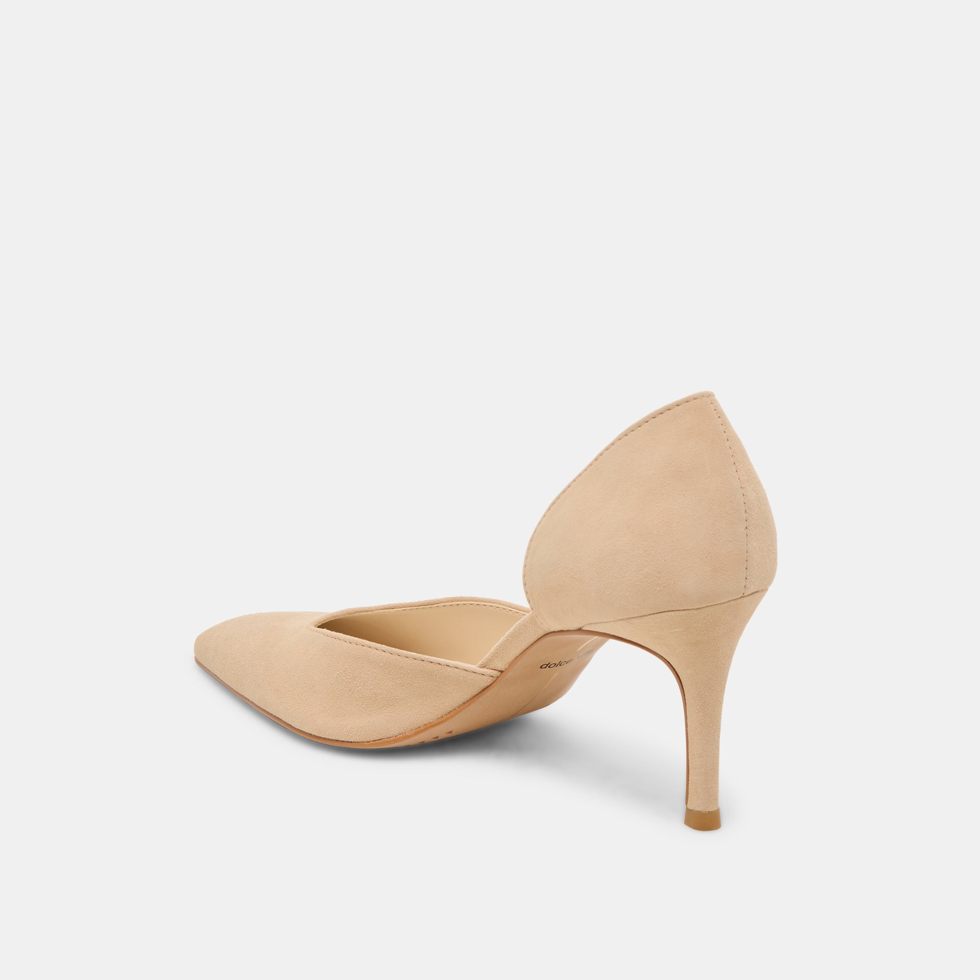 ELOY Women's Tan Suede High Heels - Stylish & Comfortable Dress Shoes for Parties, Weddings & Office Wear