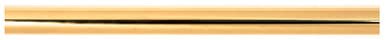 6' Shower Curtain Rod - Unlacquered Solid Brass Bathroom Tension Rod for Shower, Bathtub & Closet - Rust-Resistant & Adjustable for Home Decor