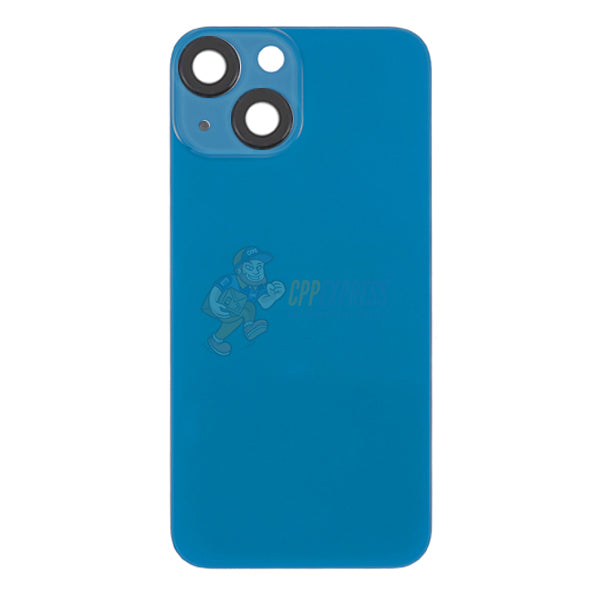 Original iPhone 14 Battery Back Door Replacement Glass - Premium Blue Back Cover for Perfect Fit | Compatible with iPhone 14 Cases & Screen Protectors | Ideal for DIY Repairs & Phone Protection