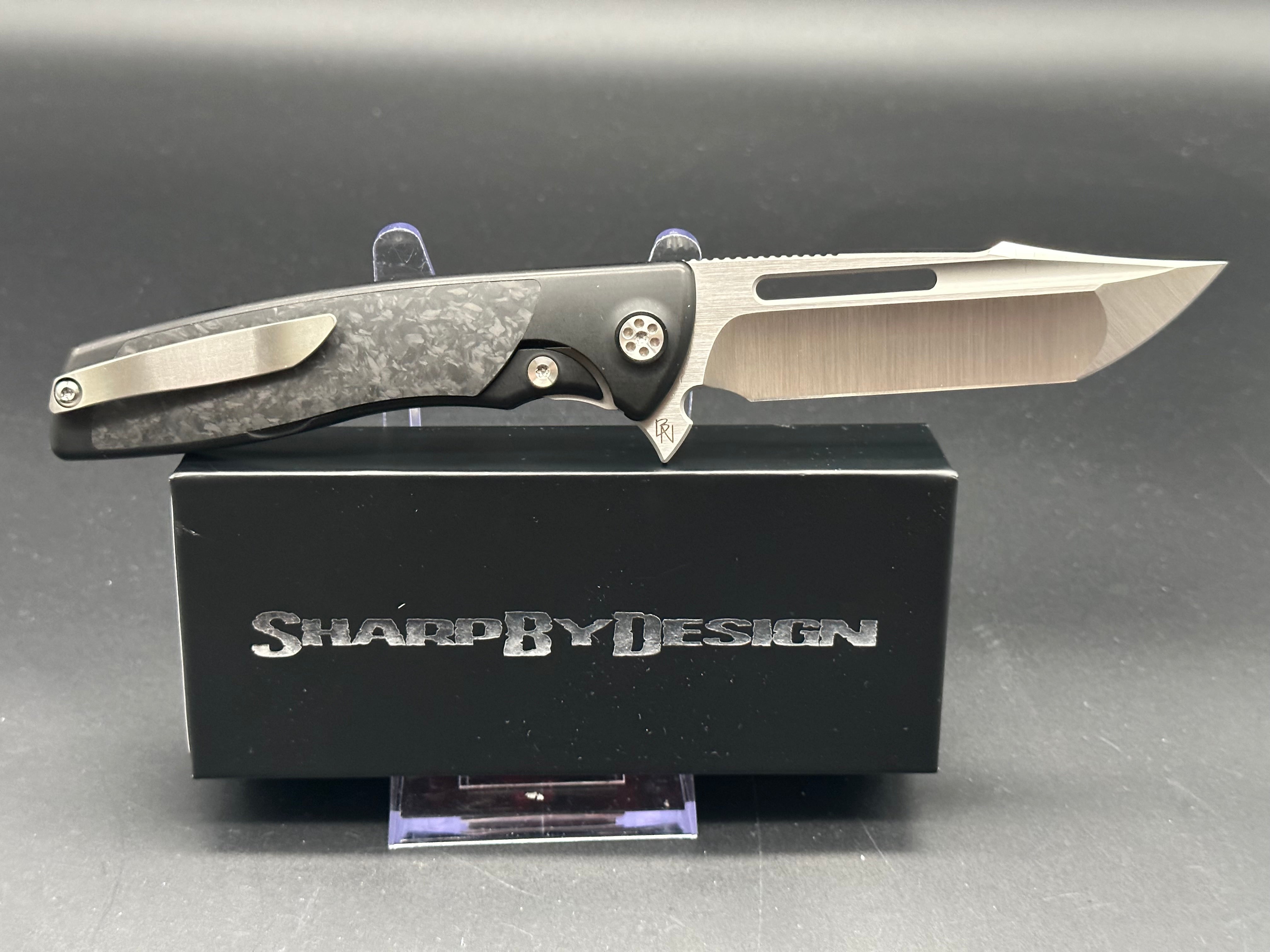 Sharp By Design Evo Typhoon Harpoon Tanto Knife - Premium EDC Folding Pocket Knife for Outdoor, Camping & Survival Use