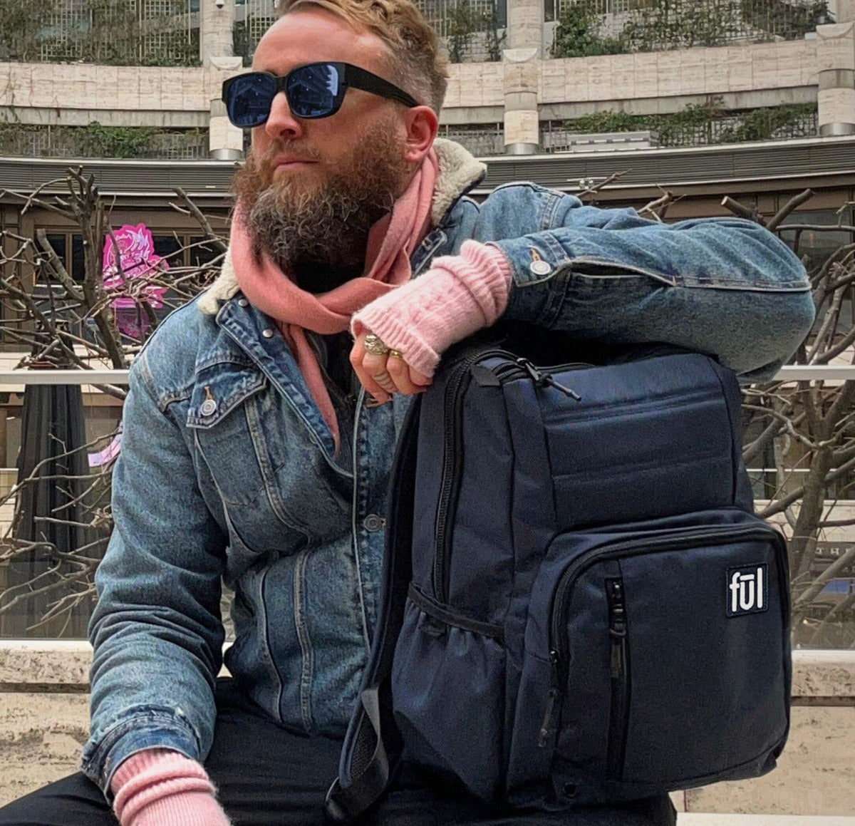 Tactics Collection Phantom Backpack - Durable Navy Blue Military Style Backpack for Hiking, Travel & Everyday Use