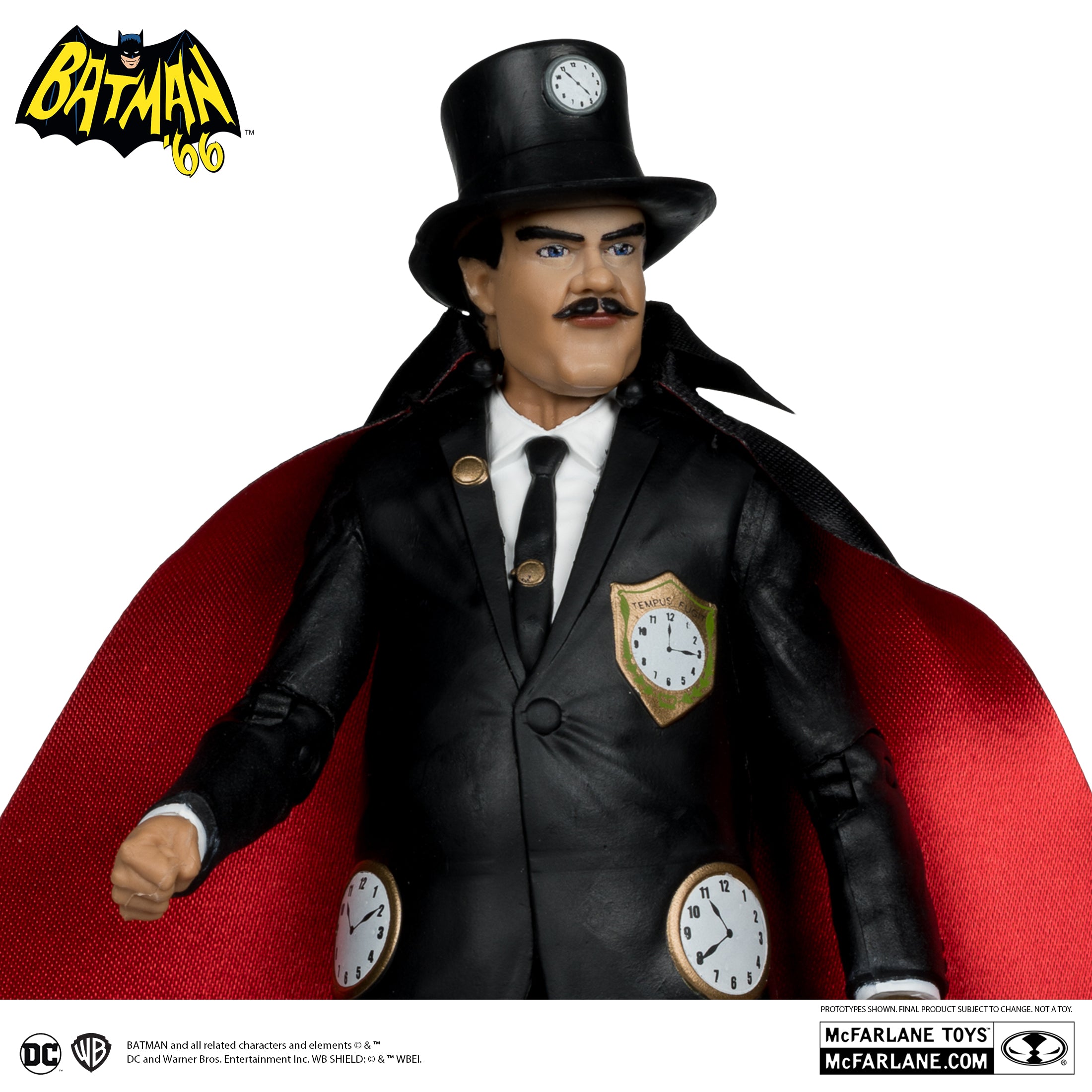 Vintage Batman Comic Clock King Action Figure - McFarlane Toys Collectible from Classic TV Series - Perfect for DC Fans, Display Shelves & Superhero Decor