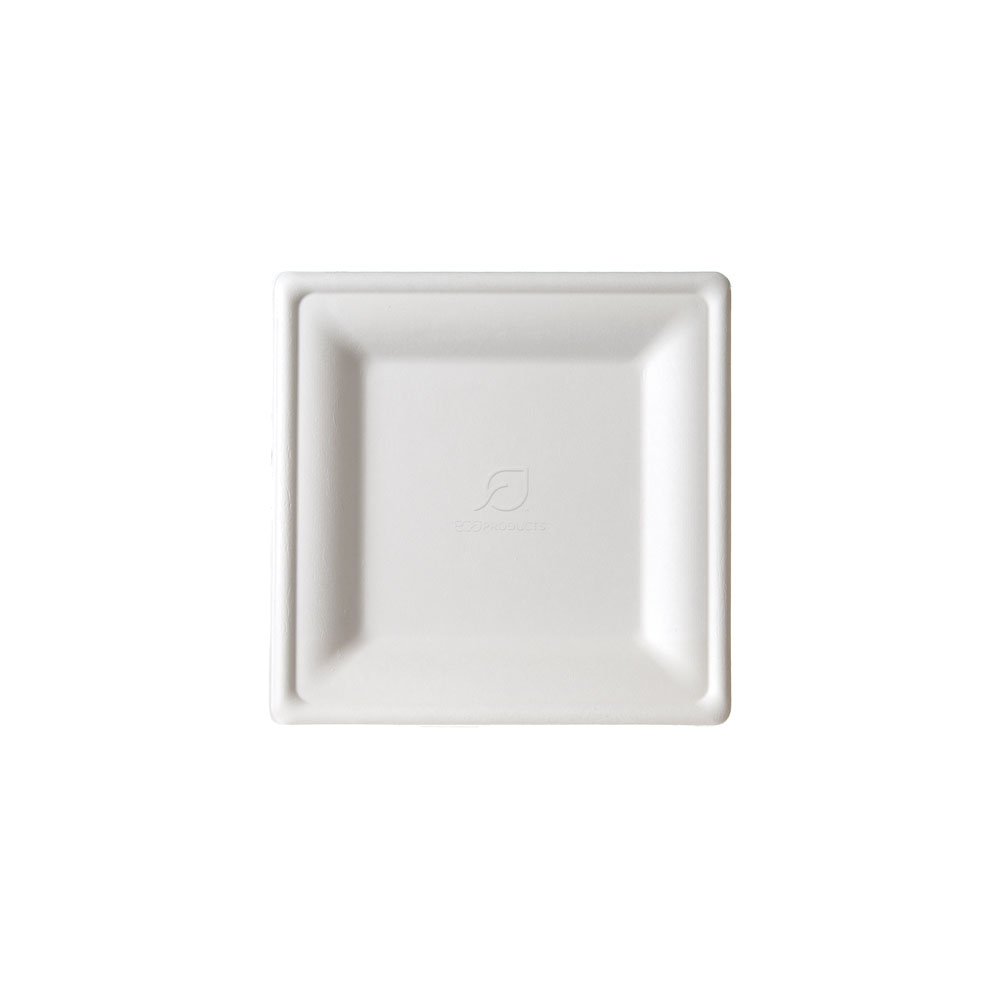 ECO-Friendly Disposable Square Sugarcane Plates 8