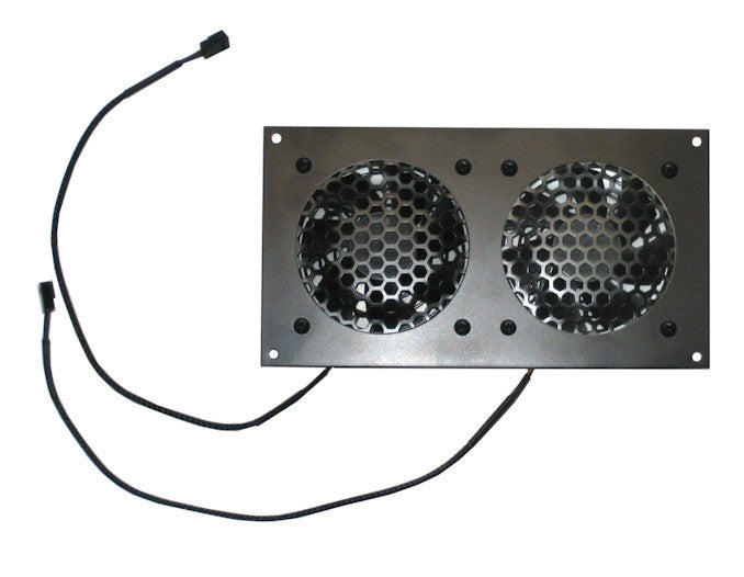 Coolerguys PRO Metal Series Dual 80mm Computer Cooling Fan Kit - High Performance PC Case Cooler for Gaming Rigs & Workstations (Model: CabCool802 M) - Perfect for Overclocking, VR Setups & Server Cooling