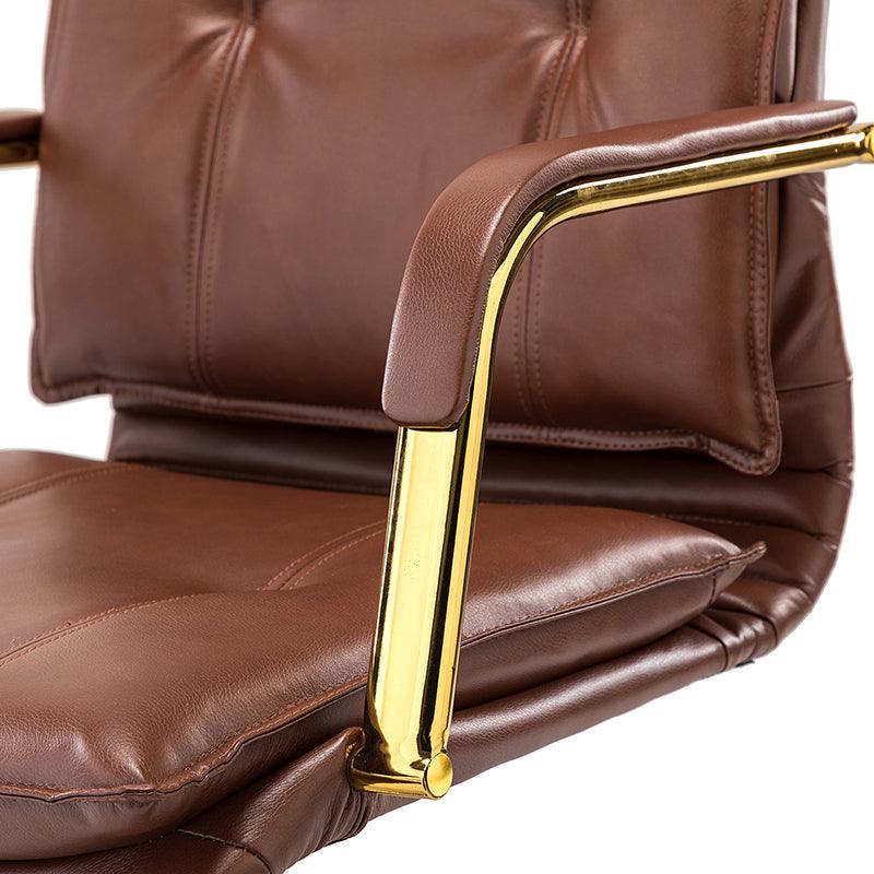 Stylish Michele Vegan Leather Task Accent Chair - Modern Office & Living Room Furniture for Home & Workspace
