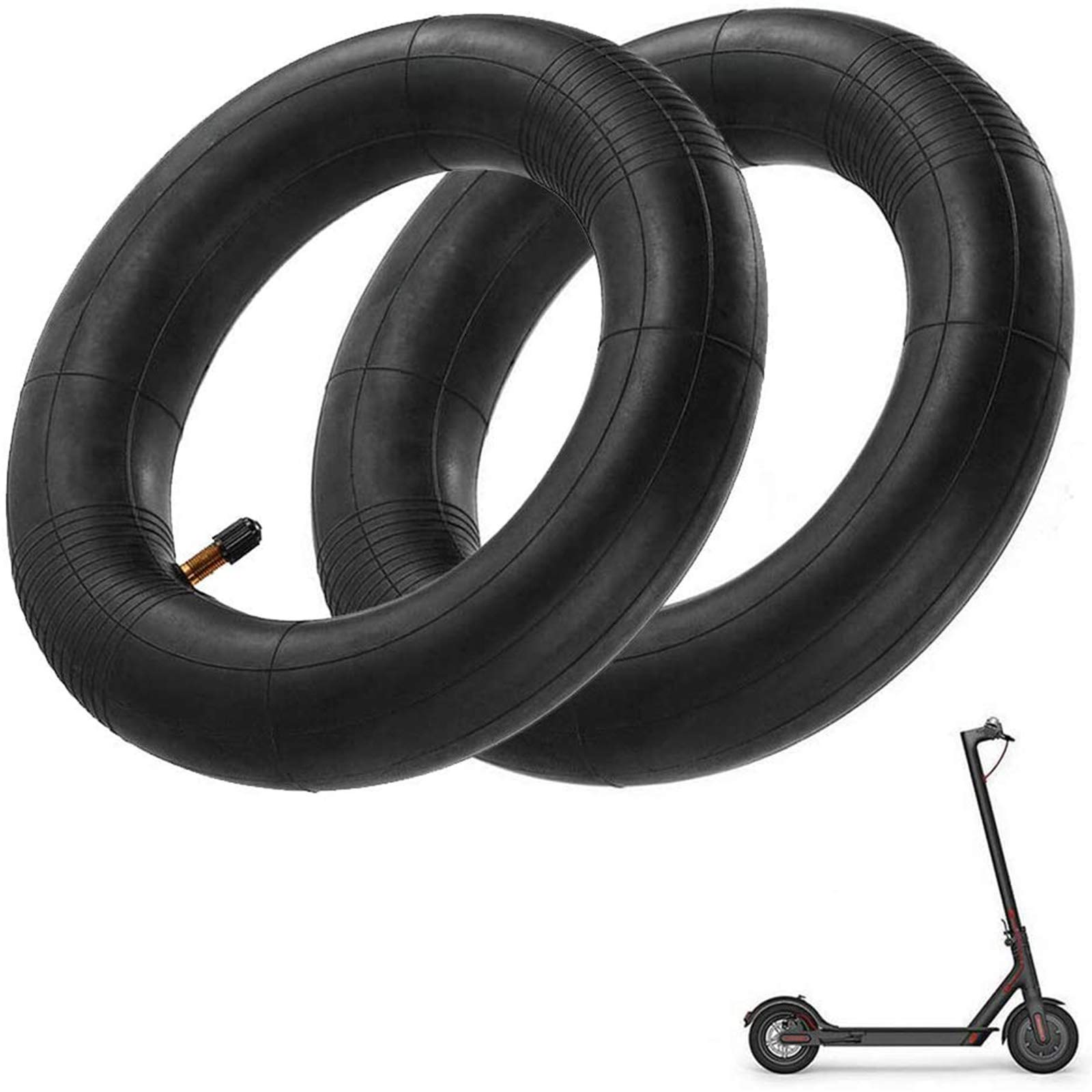 **YUCARPET 8.5 Inch Electric Scooter Inner Tire - Thick 1.8mm Butyl Rubber Tube Replacement for Xiaomi Mi M365 - 2 Pack - Perfect for Commuting & Urban Travel**
