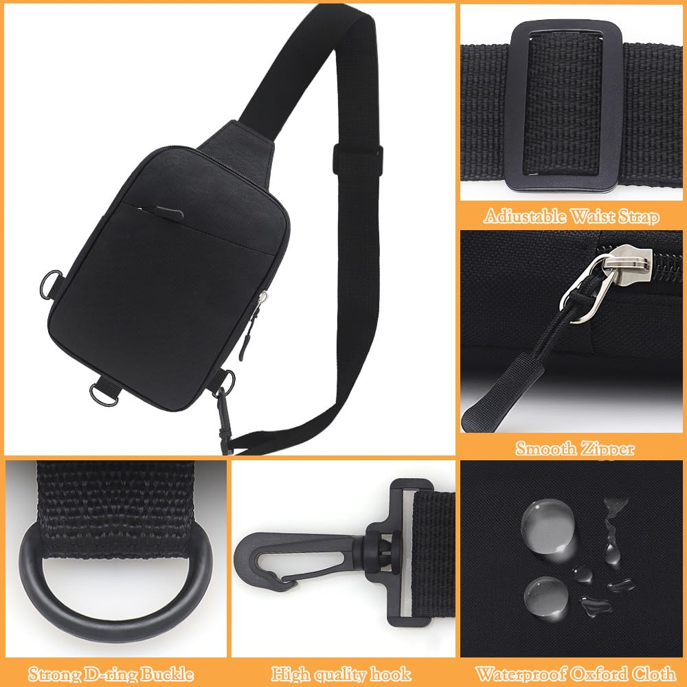 Waterproof Chest Bag for Men & Women - Lightweight Sling Backpack for Hiking, Cycling, Camping & Outdoor Sports | Perfect for Travel, Gym & Everyday Use