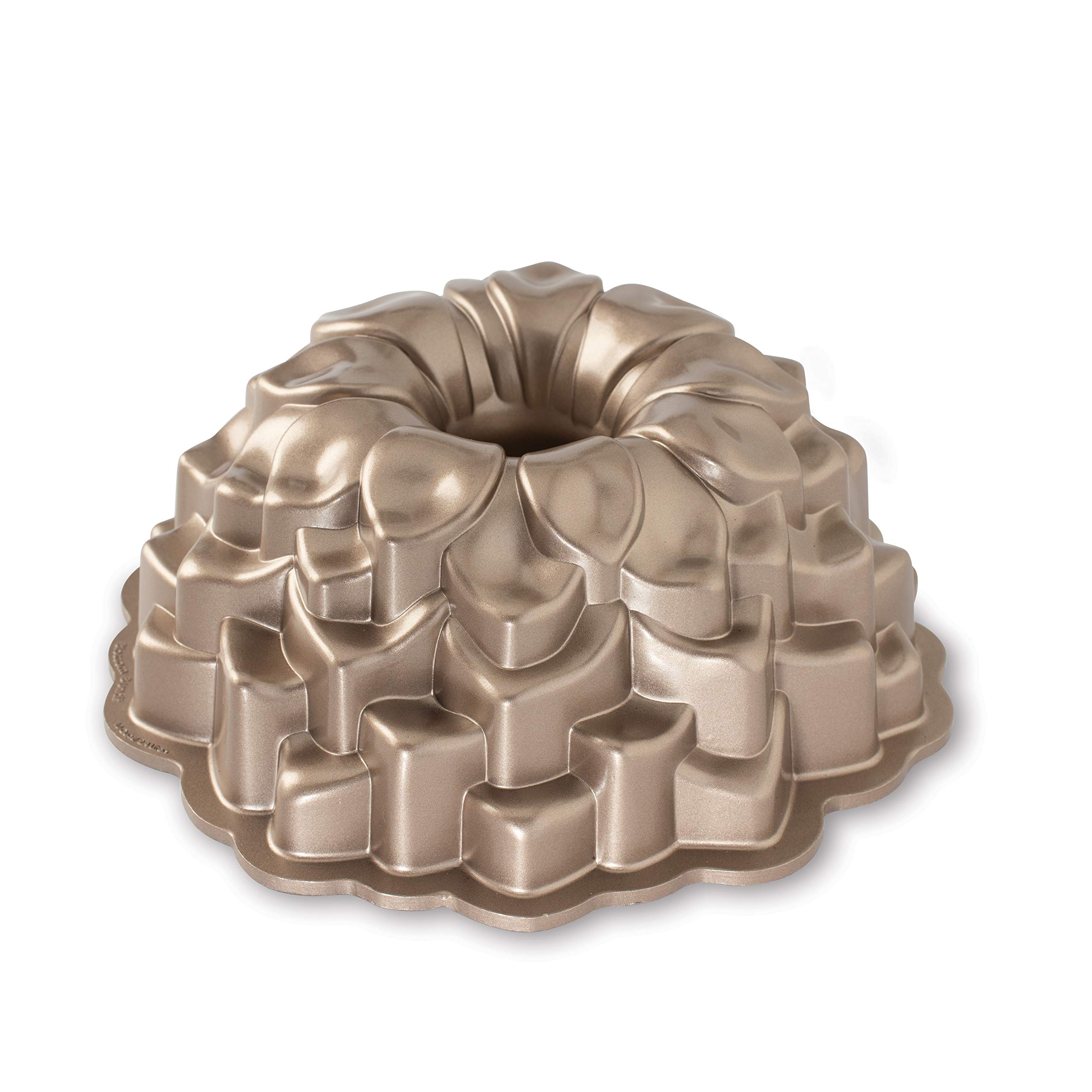 Nordic Ware Blossom Bundt Cake Pan - Non-Stick Toffee Baking Mold for Perfect Flower-Shaped Cakes | Ideal for Birthday Parties, Wedding Desserts & Holiday Baking