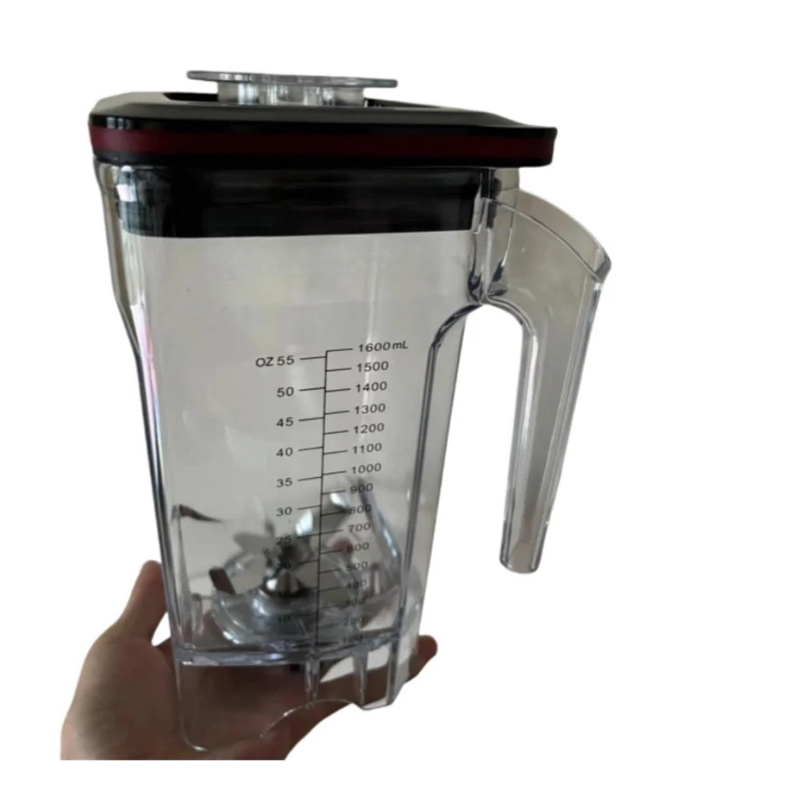 1600ml Replacement Blender Cover, Blade & Cup for Blendtec 1020 - Smoothie Machine Accessories, Durable Blender Parts for Juicing, Shakes & Food Prep