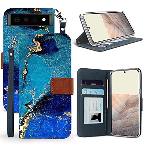 Blue Gold Marble
