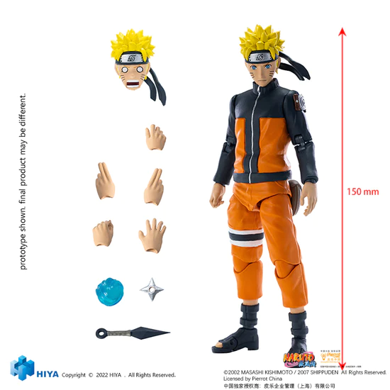 1/12 Scale Naruto Uzumaki Action Figure - 6