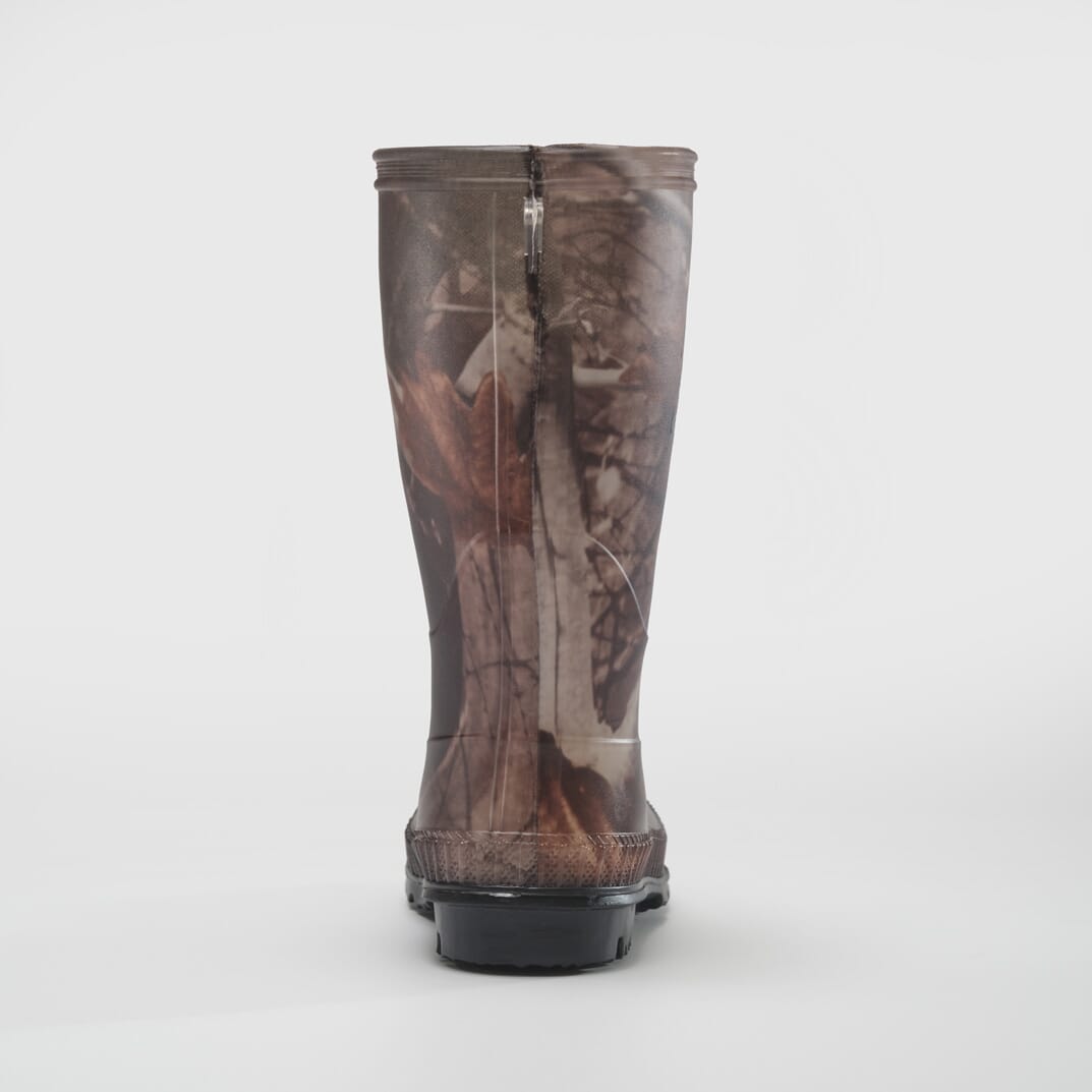 Stomp Camo Kids' Rain Boots - Waterproof & Durable for Outdoor Play, Puddle Jumping & Gardening - Boys & Girls Non-Slip Rubber Boots