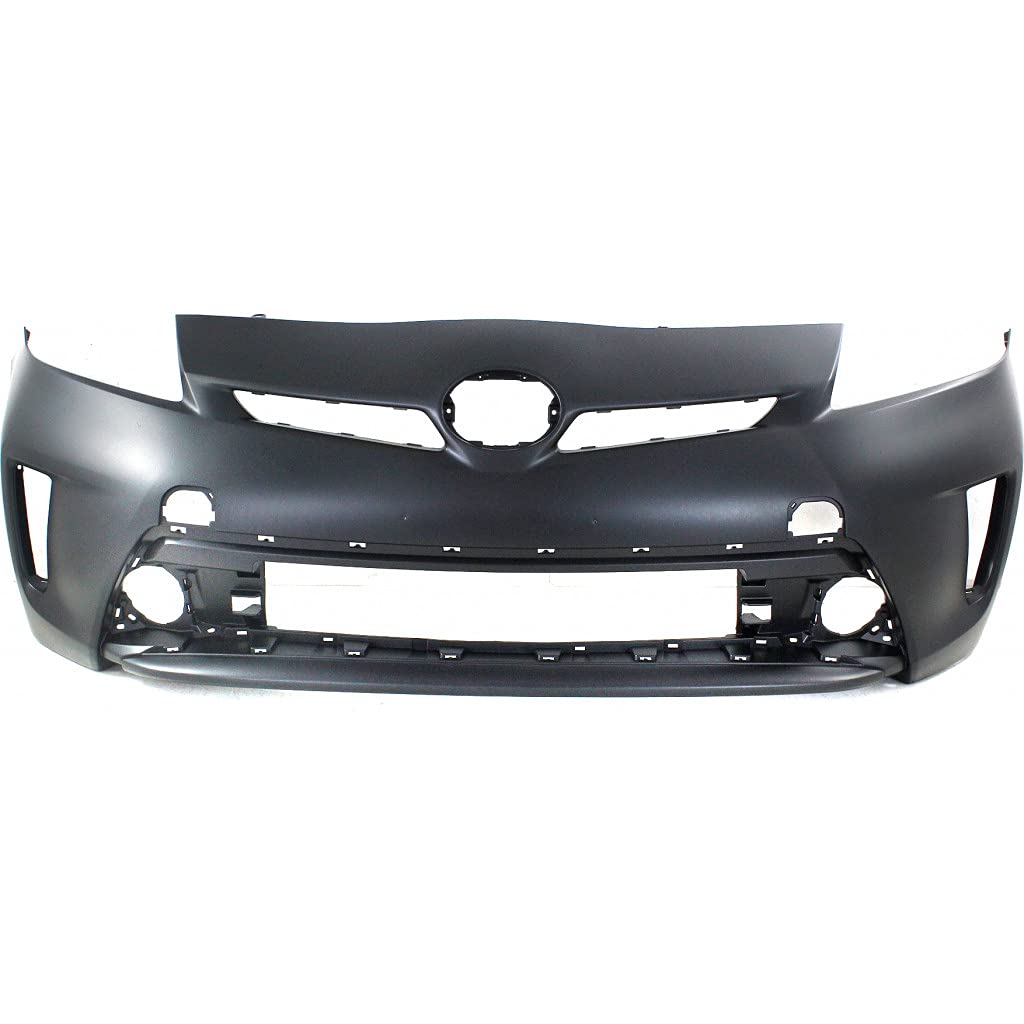 Toyota Prius & Prius Plug-In Front Bumper Cover 2012-2015 | Primed Replacement Part TO1000394 5211947934 | Perfect for Accident Repair & Car Restoration Projects