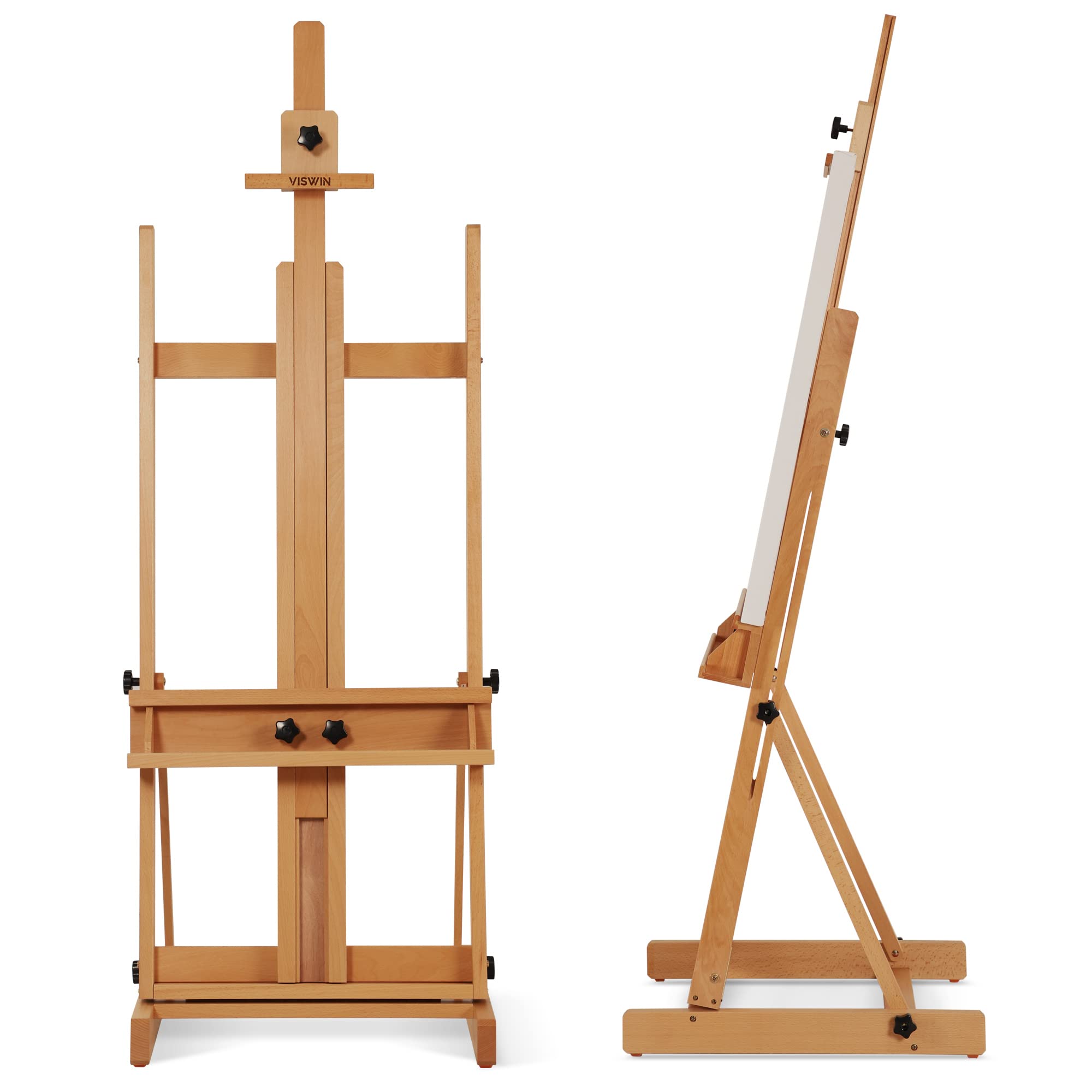 Premium Beech Wood H-Frame Easel Stand 53