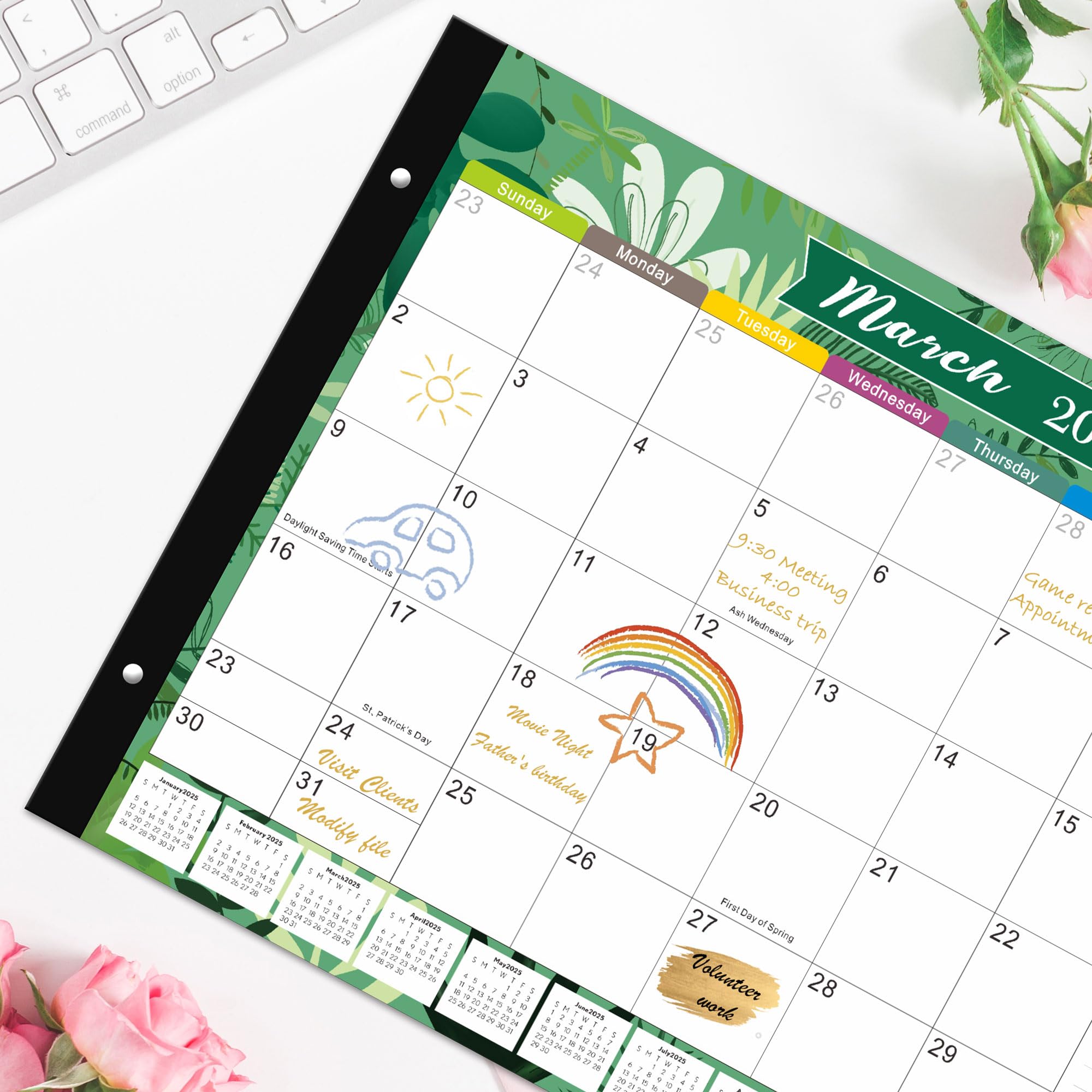 2025-2026 Large Desk Calendar - 22