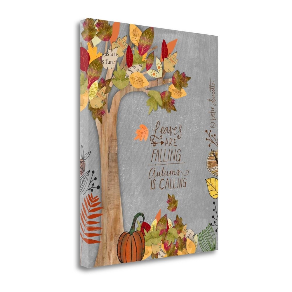 Autumn Is Calling By Katie Doucette - Fine Art Giclee Print on Gallery Wrap Canvas - Ready to Hang Wall Art - Perfect for Living Room, Bedroom & Office Decor
