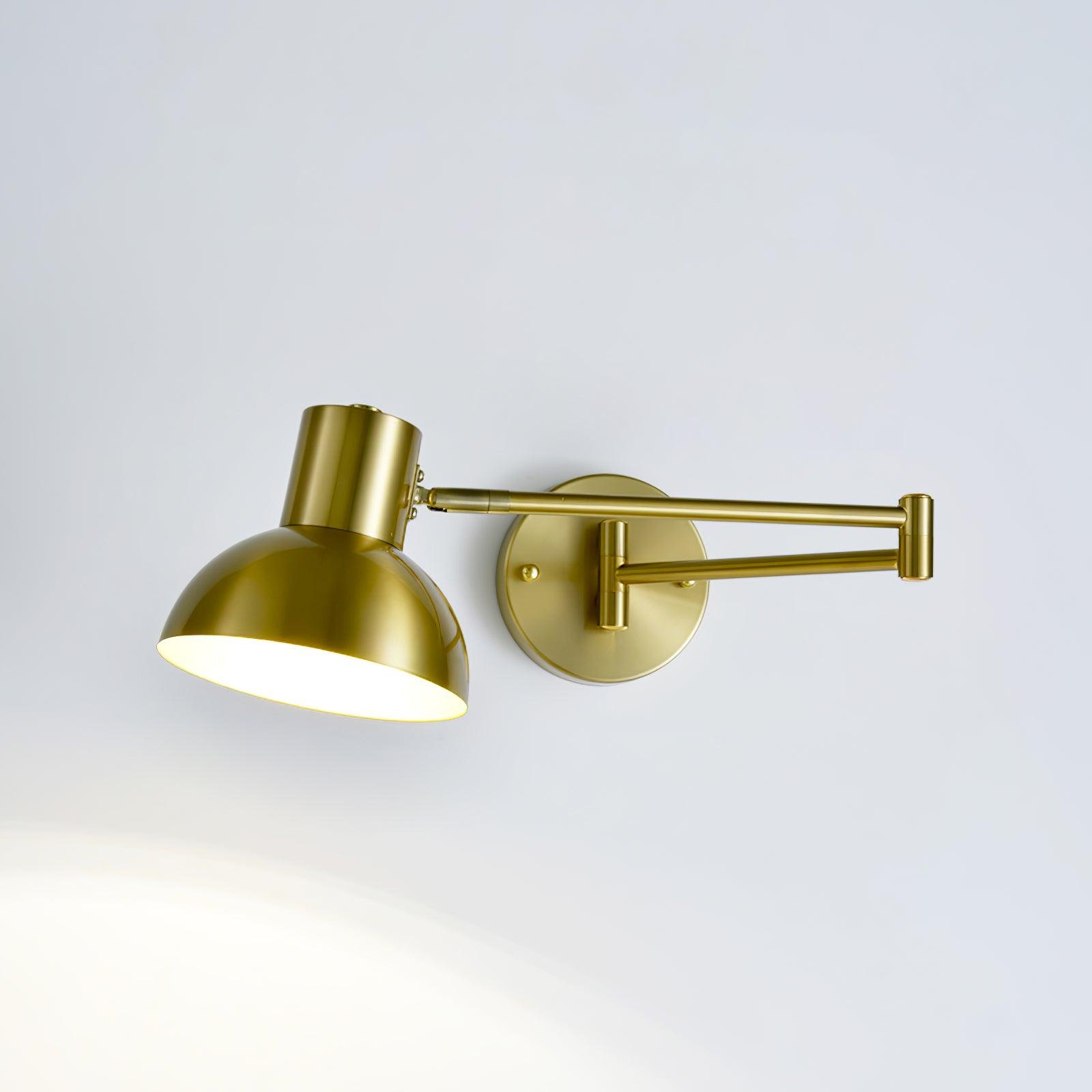 Adjustable Arm Reading Wall Lamp - Dimmable LED Light for Bedroom, Study & Office - Perfect for Night Reading, Working & Relaxing