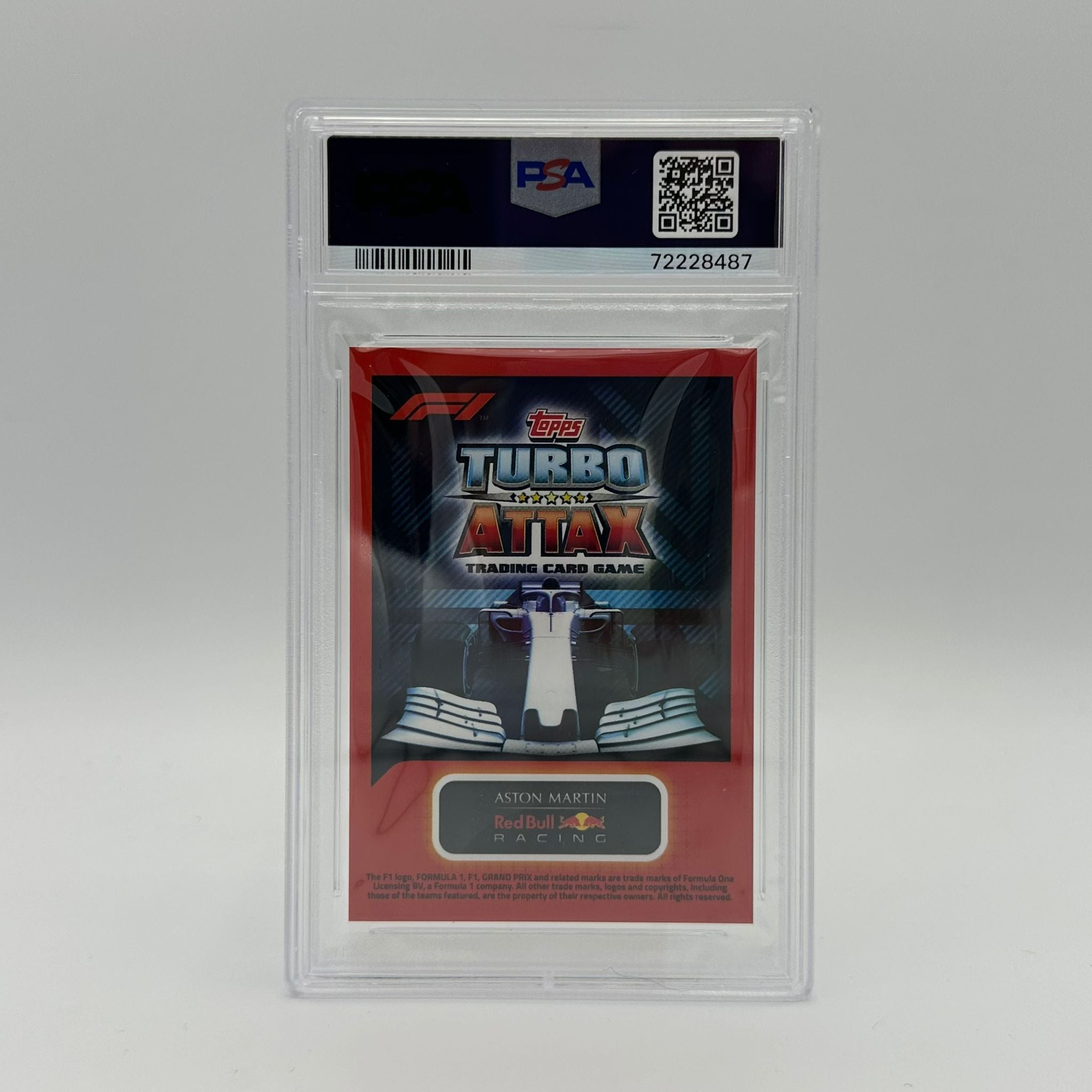 PSA 10 Graded Max Verstappen #177 POP 10 Racing Card - Perfect for F1 Collectors, Sports Memorabilia & Display Cases