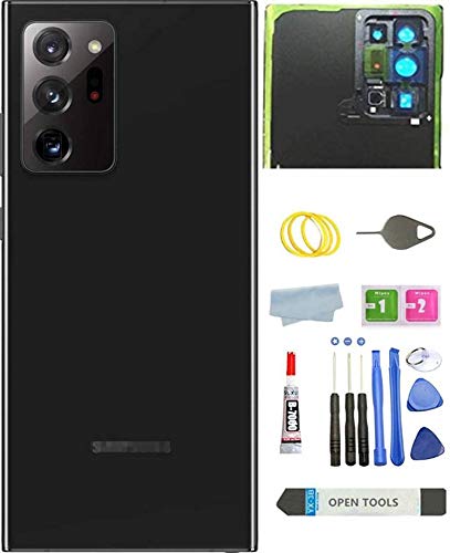 Samsung Galaxy Note 20 Ultra 5G Back Glass Cover Replacement - OEM Quality Housing Door with Tools (Mystic Black) | Perfect for DIY Phone Repair & Protection
