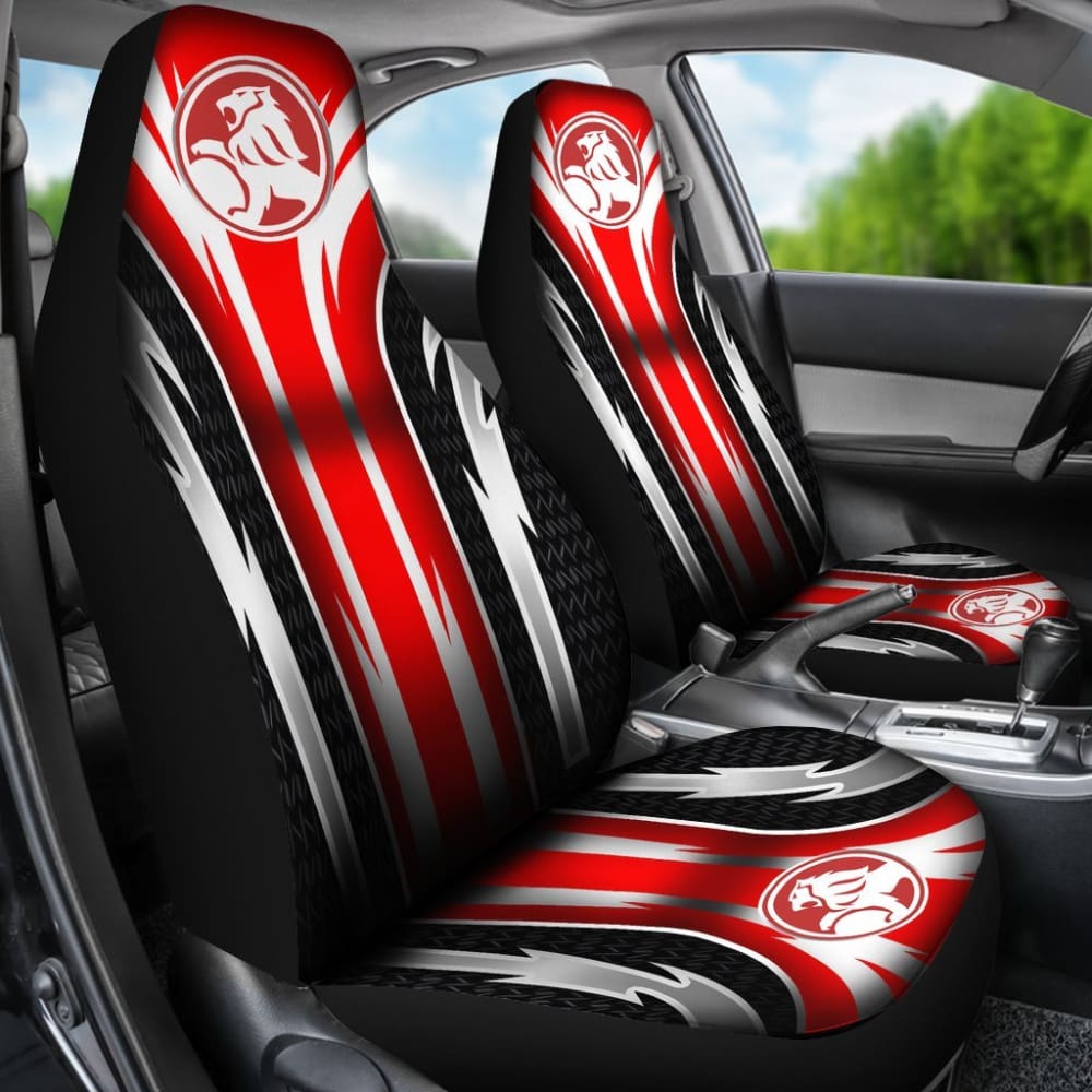 2-Piece Front Holden Seat Covers - Premium Red Car Seat Protectors (Model 144627) | Perfect for Daily Commuting, Road Trips & Vehicle Interior Protection