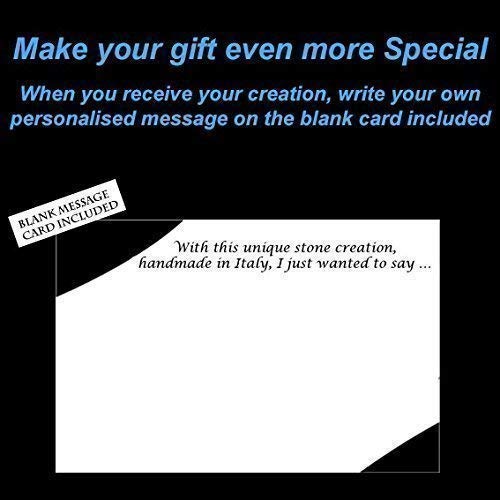 Scorpio Large Stone Candle Holder & LED Lantern 2-in-1 Handmade in Italy - Includes Gift Box, Batteries & Blank Message Card - Zodiac Horoscope Decor for Birthday, Wedding Centerpiece & Home Decoration
